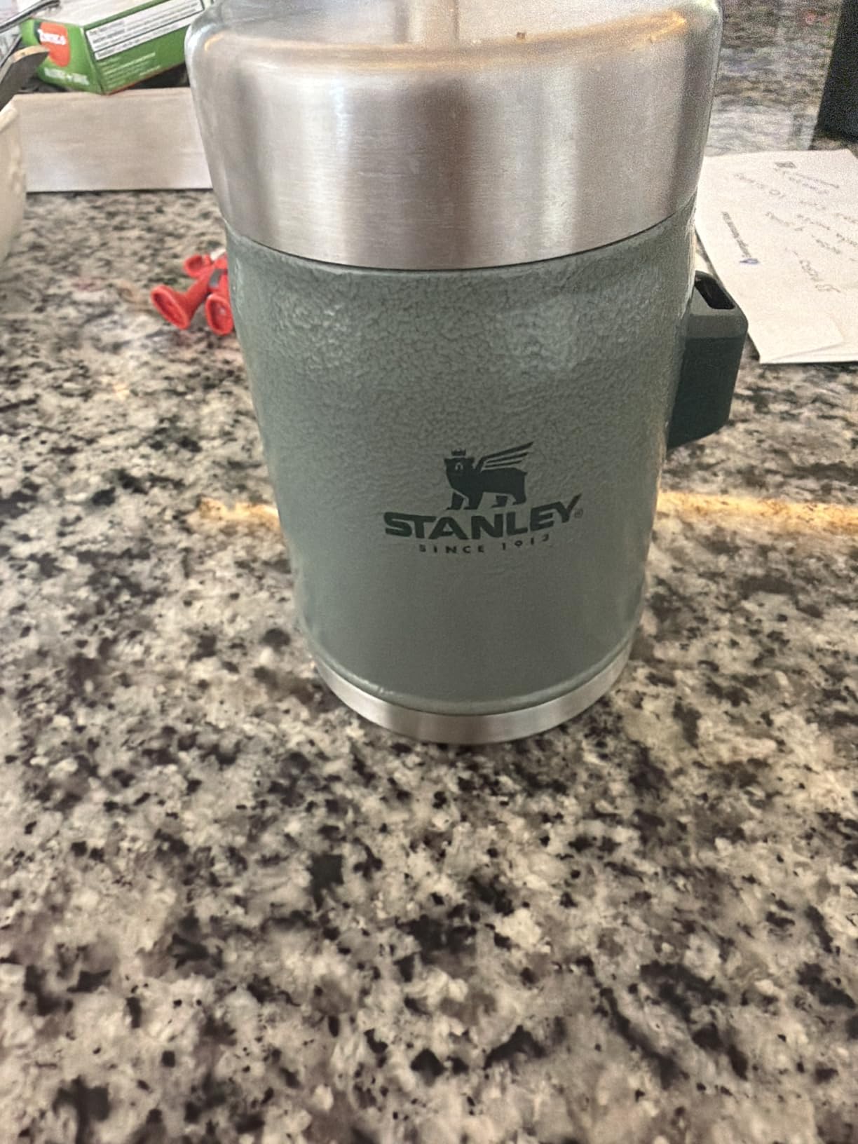 STANLEY Classic Food Jar and Spork | Vacuum Insulated Food Container | Wide Mouth Screw On Lid | Packable for Travel | Stainless Steel with Leakproof Lid | BPA-Free customer photo 2