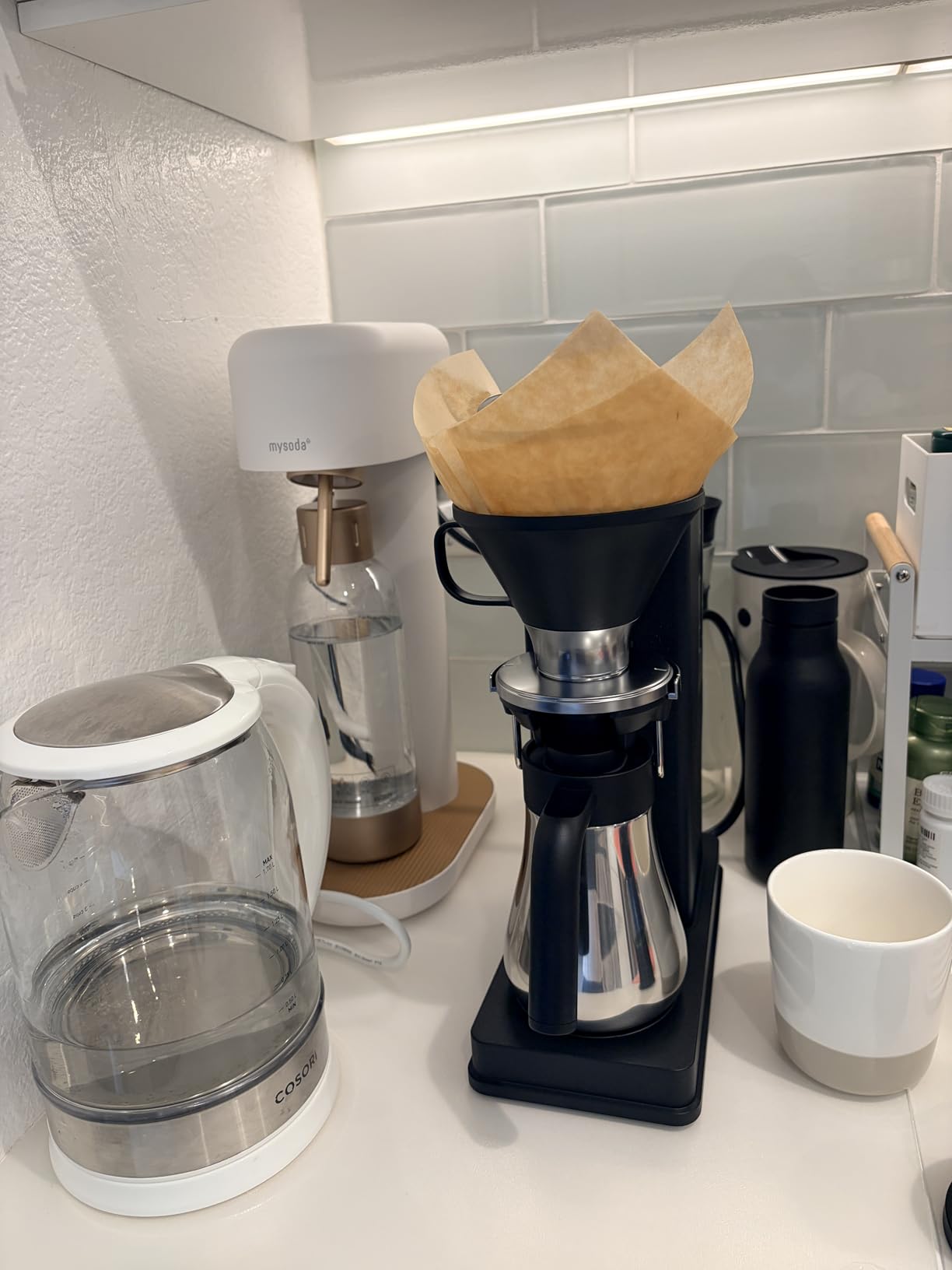 BALMUDA The Brew | Automatic Pour Over Coffee Maker | Clear Brewing Method | Precise Temperature Regulation | Three Brewing Modes: Regular, Strong, Iced | Compact Design | US Version customer photo 1