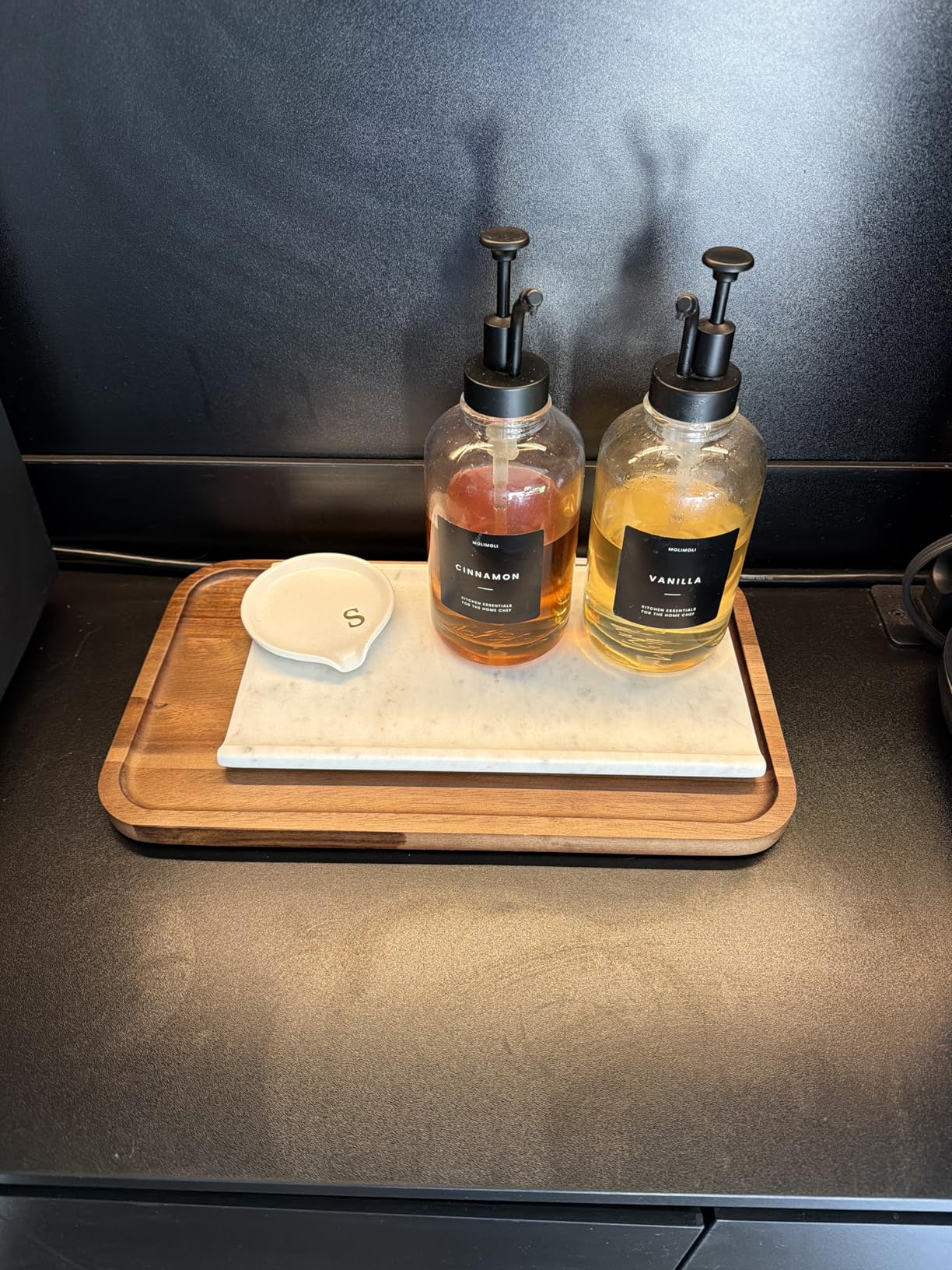 Small Wooden Platters Rectangle Mini Charcuterie Boards Acacia Wood Serving Trays Home Decor Cheese Board Cake Appetizer Plates Kitchen Charcuterie Platter for Food Dish Dessert Snack Tray customer photo 1