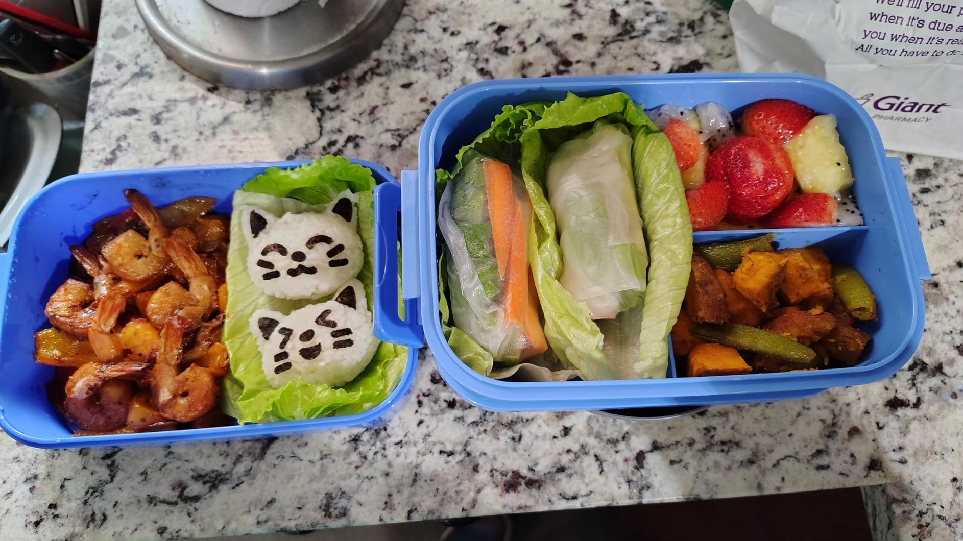 Jelife Bento Box Adult Lunch Box - 72oz Stackable Bento Lunch Box for Adults, 3 Layers All-in-One Large Bento Box Leak-Proof Lunchbox with Utensil Sauce Dressing Containers for Dining Out,Work, Green customer photo 2