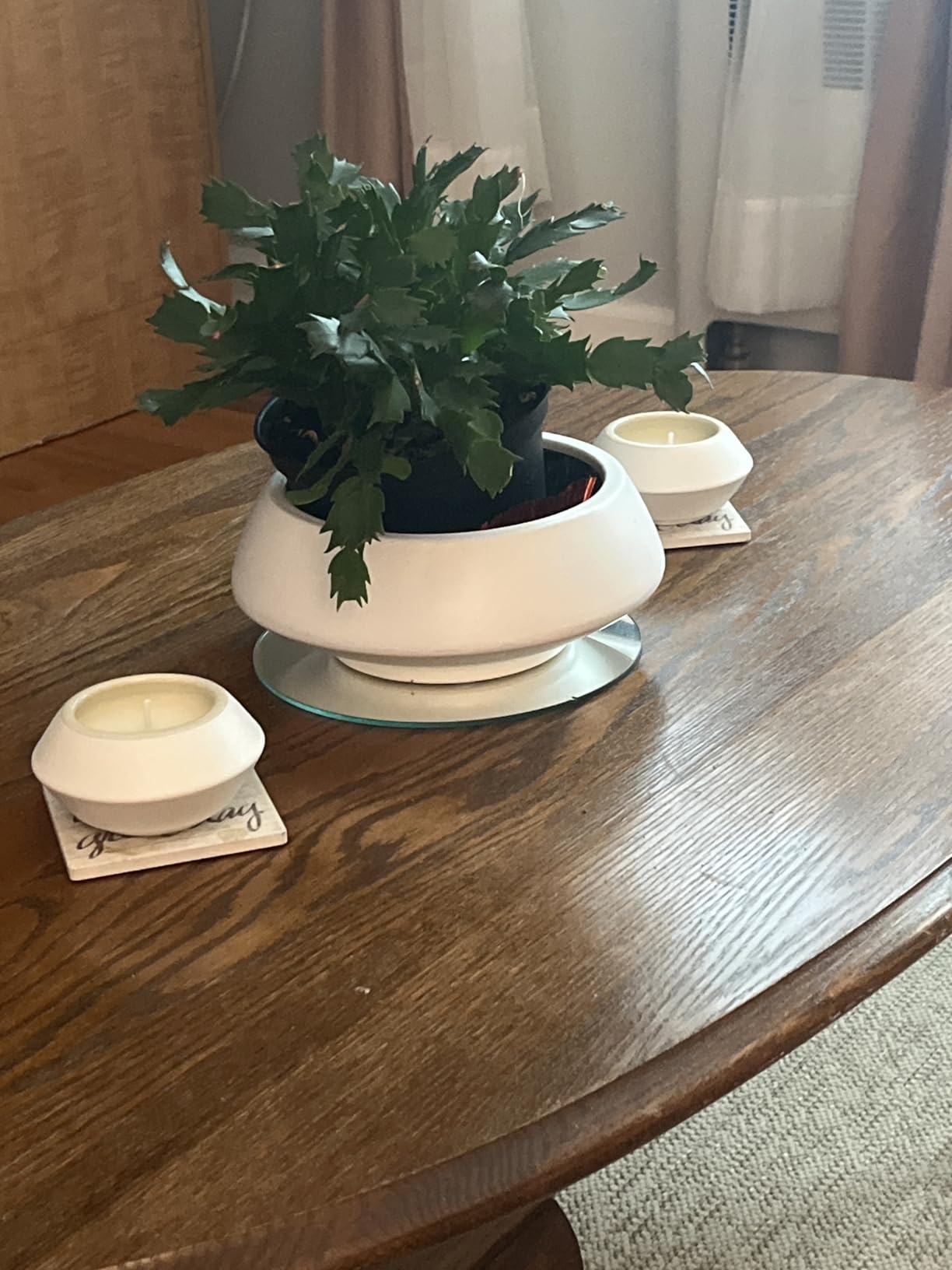 Ceramic Japanese Ikebana Vase Set with 2 inch Flower Frog Handmade Flower Pot Flower Arrangement Floral Art Supplies Flower Bowl Decorative Flower Vase customer photo 1