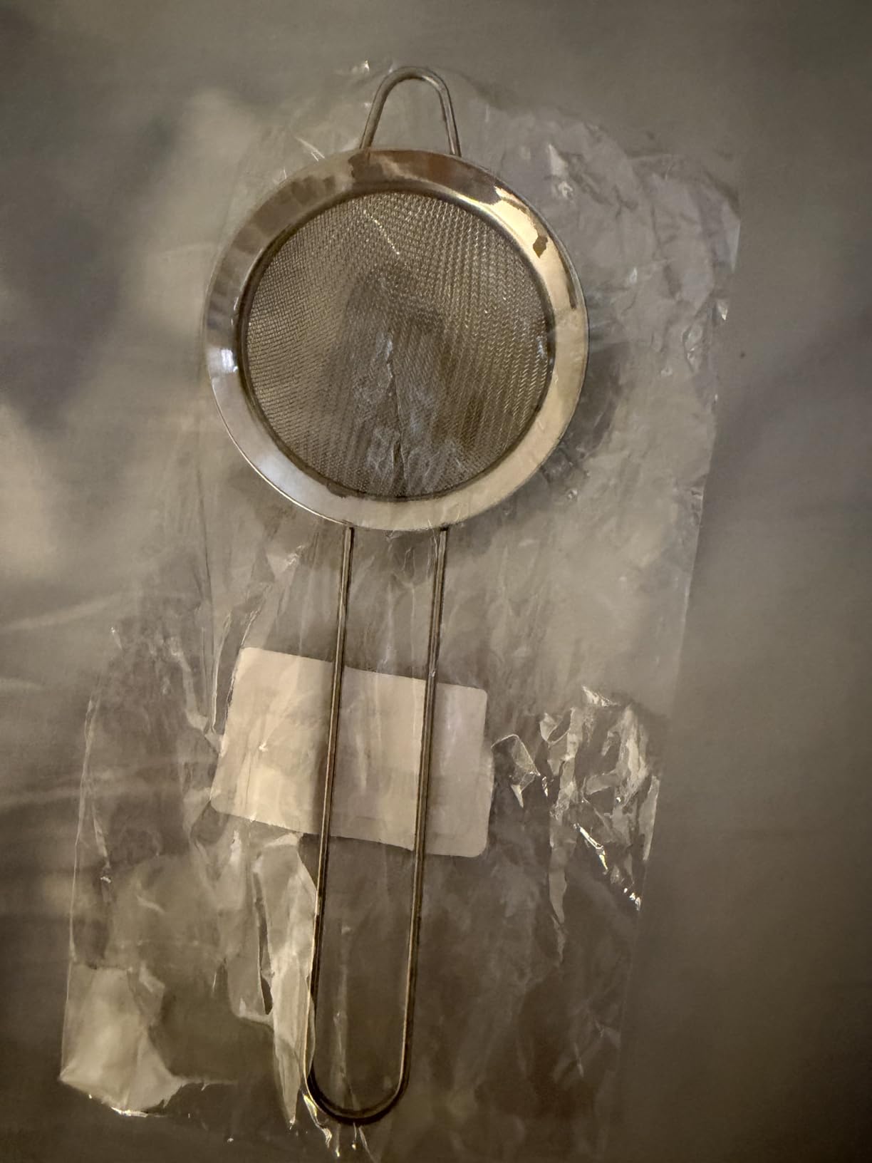 Fine Mesh Strainers for Kitchen, COKUMA Stainless Steel Metal Hand Small Mini Sieve Strainer, Cocktail Strainer Tea Coffee Juice Strainer, Food Strainer with Handle (3.35inch, Silver) customer photo 1