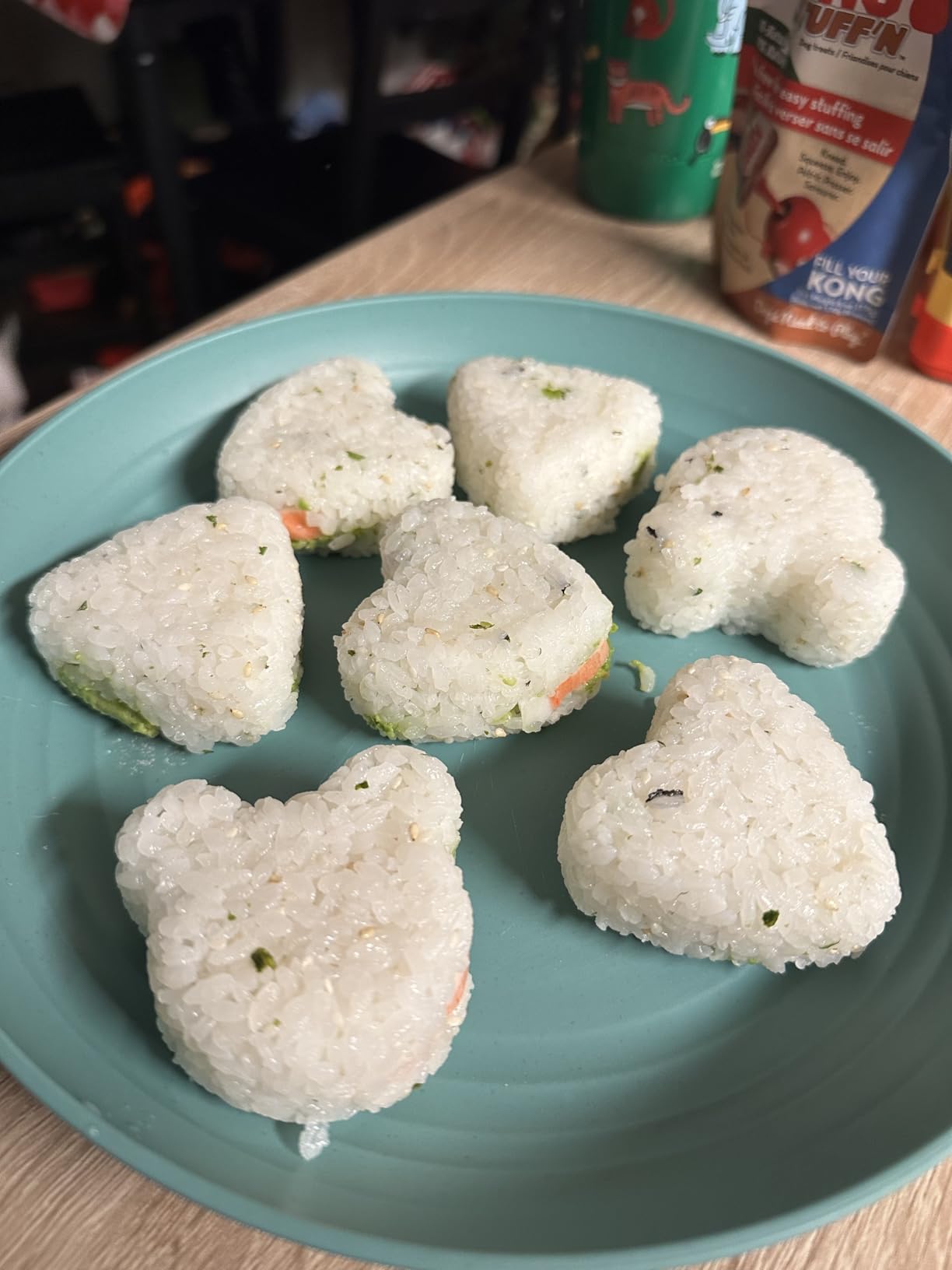 8 Pcs Triangle Rice Ball Maker with Spatula - Shake Onigiri Mold for Kid Lunch Bento and Home DIY customer photo 1