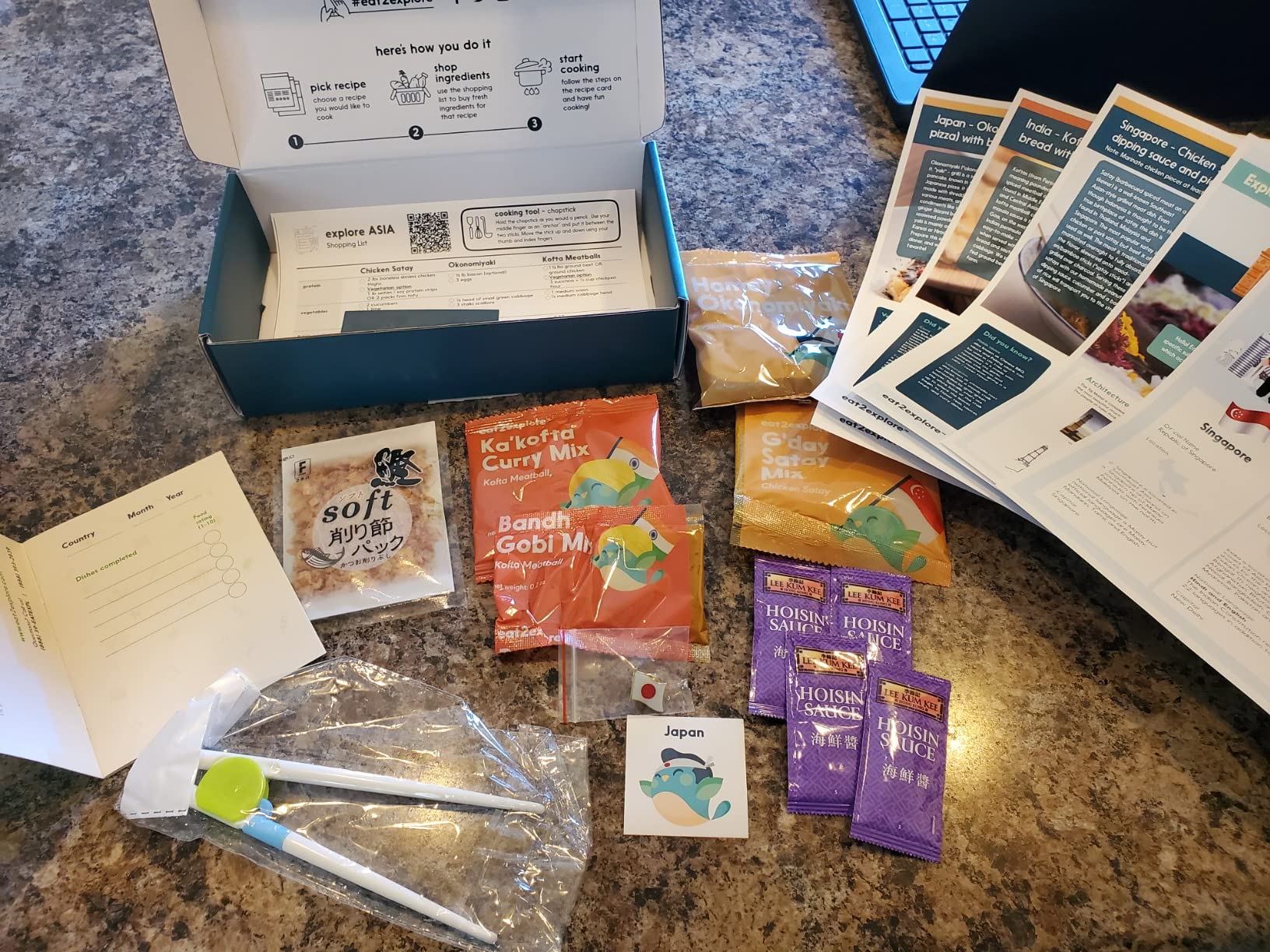 eat2explore Cooking Kits for Kids 17 Pcs - Interactive & Educational Kids Cooking Sets Real for Ages 5 and Up,3 Recipe Cards & Global Ingredients - Fun for Young Chefs (Japan Edition) customer photo 1