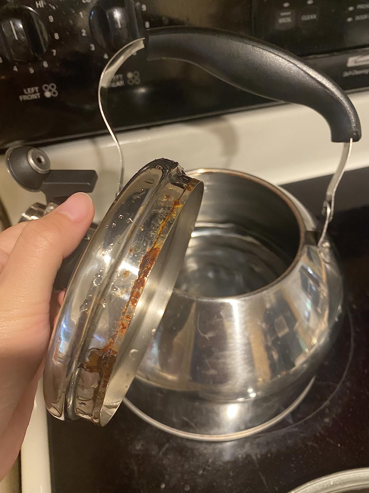 JapanBargain 4061, Japanese Tea Kettle Gooseneck Kettle for Pour Over Coffee and Tea, Stainless Steel, Induction Heat Stove Compatible, 4.2-Cup, 1.0 Liter, Made in Japan customer photo 2