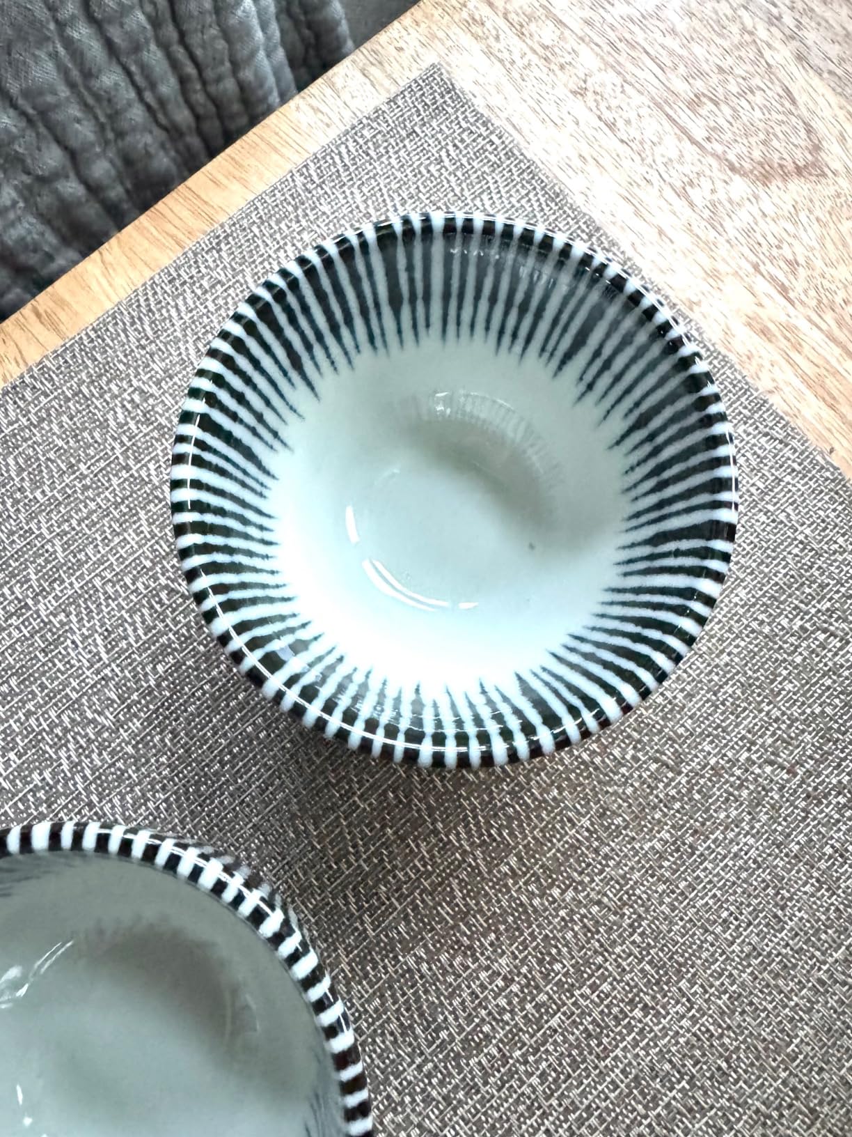 Japanese Plates Set, Indigo Blue, Serving Plates, Gift, Set of 2, 8.7 inch customer photo 2