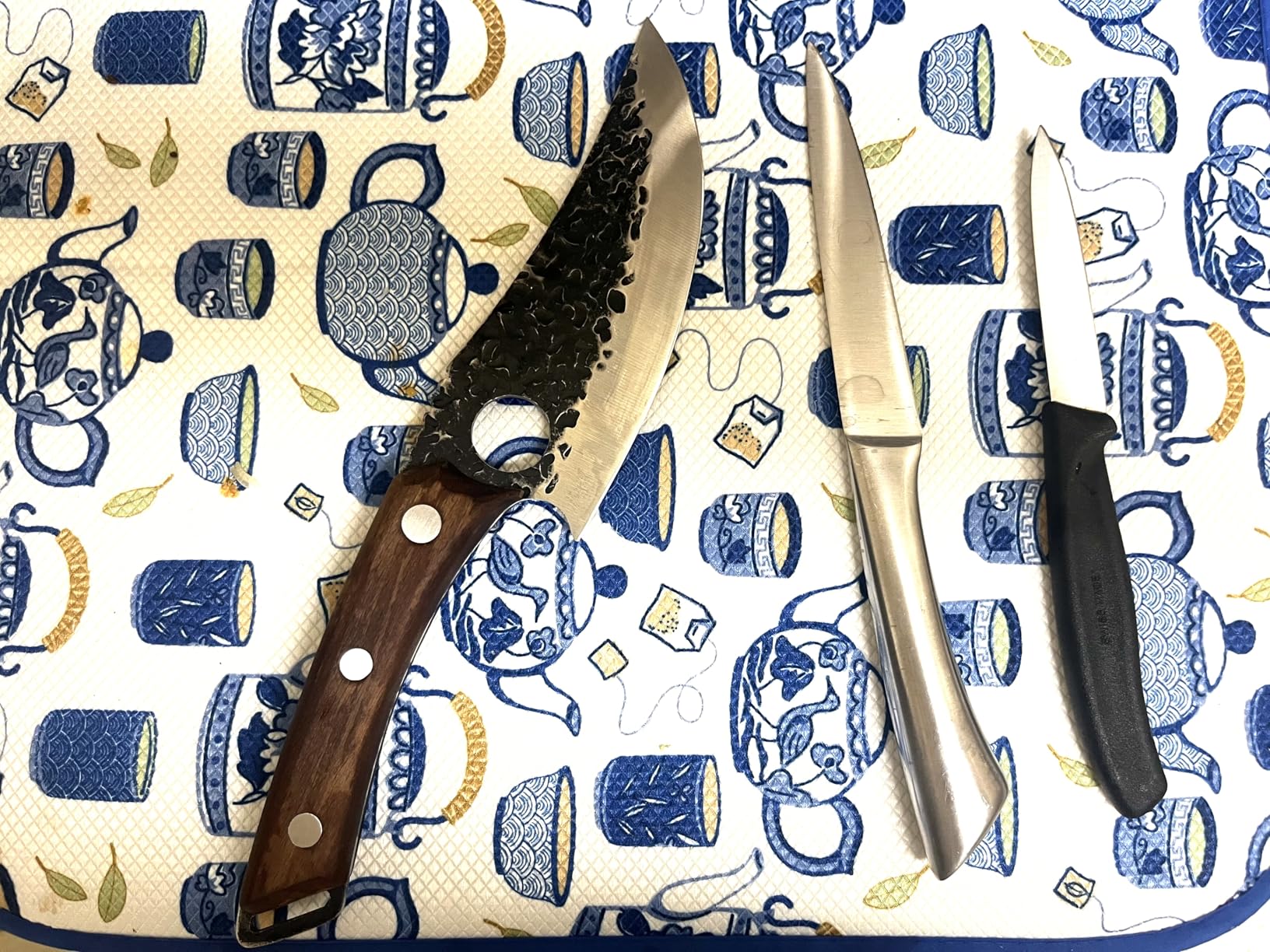 Matsato Chef Knife - Perfect Kitchen Knive for Cooking, Chopping. Japanese Steel Knife for Home, BBQ. For Balance & Control, 6.3 Inch customer photo 1