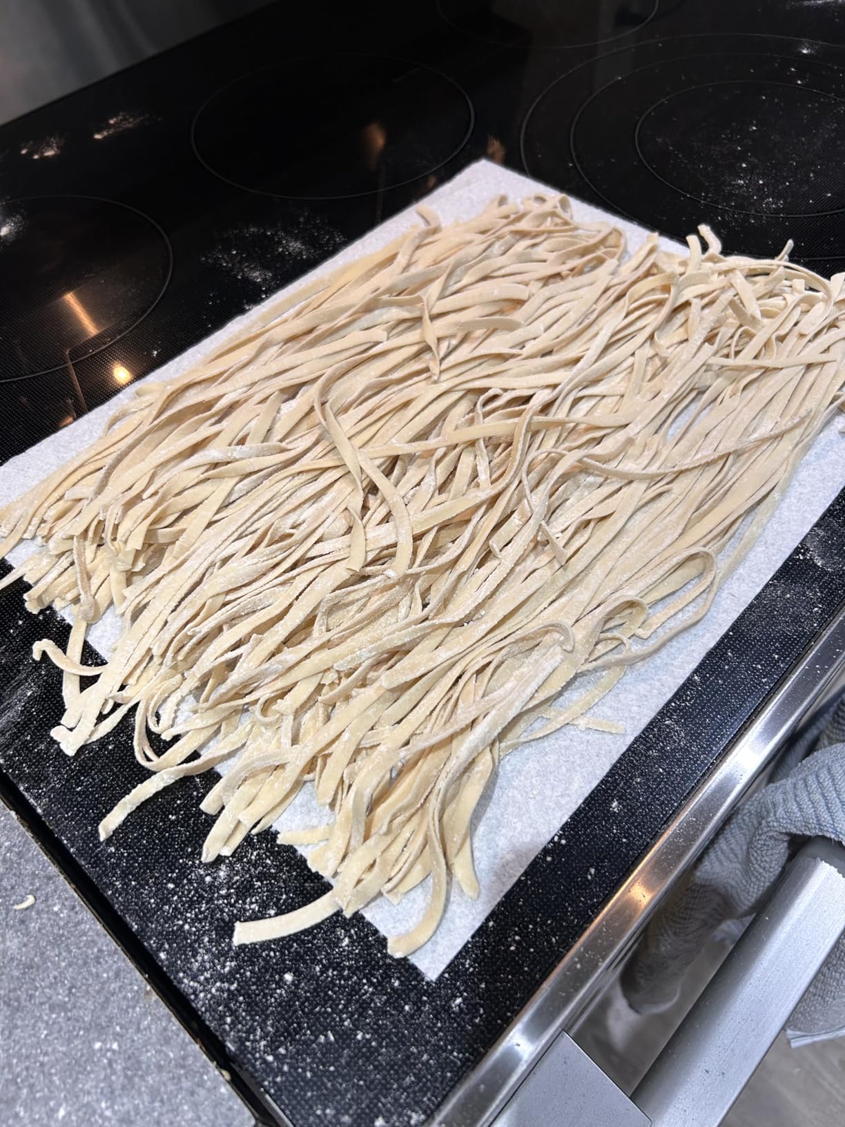VEVOR Electric Pasta Maker, 150W Automatic Noodle Maker Machine with 8 Pasta Shapes, 4 Intelligent Modes, 500g Flour Capacity Pasta Maker Machine with Measuring Cups, Cleaning Brush for Home Kitchen customer photo 2