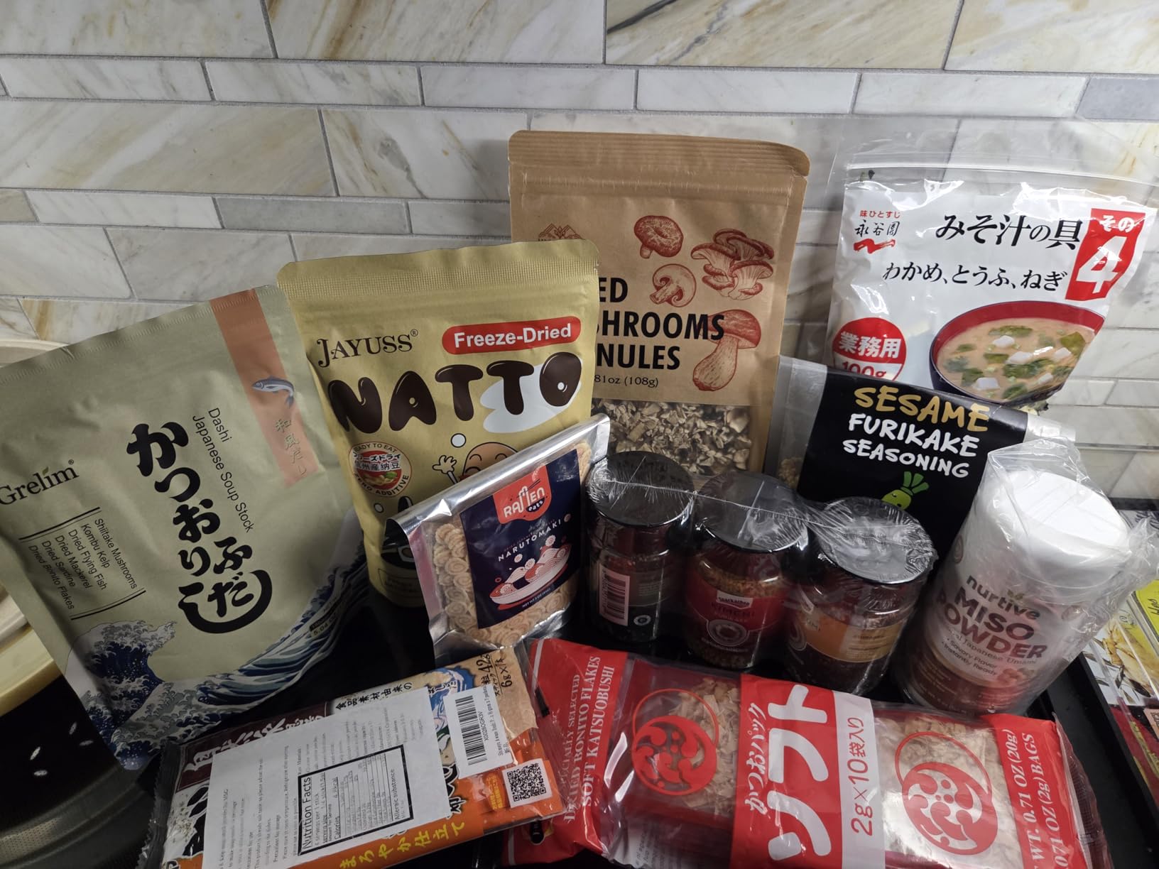 Grelim Dashi Stock Japan Dashi Soup 18 Packets, Natural Domestic Ingredients, Additive Free, MSG Free, Made in Japan Extremely Tasty 8g x 18 Pacs 5.04 Oz customer photo 1