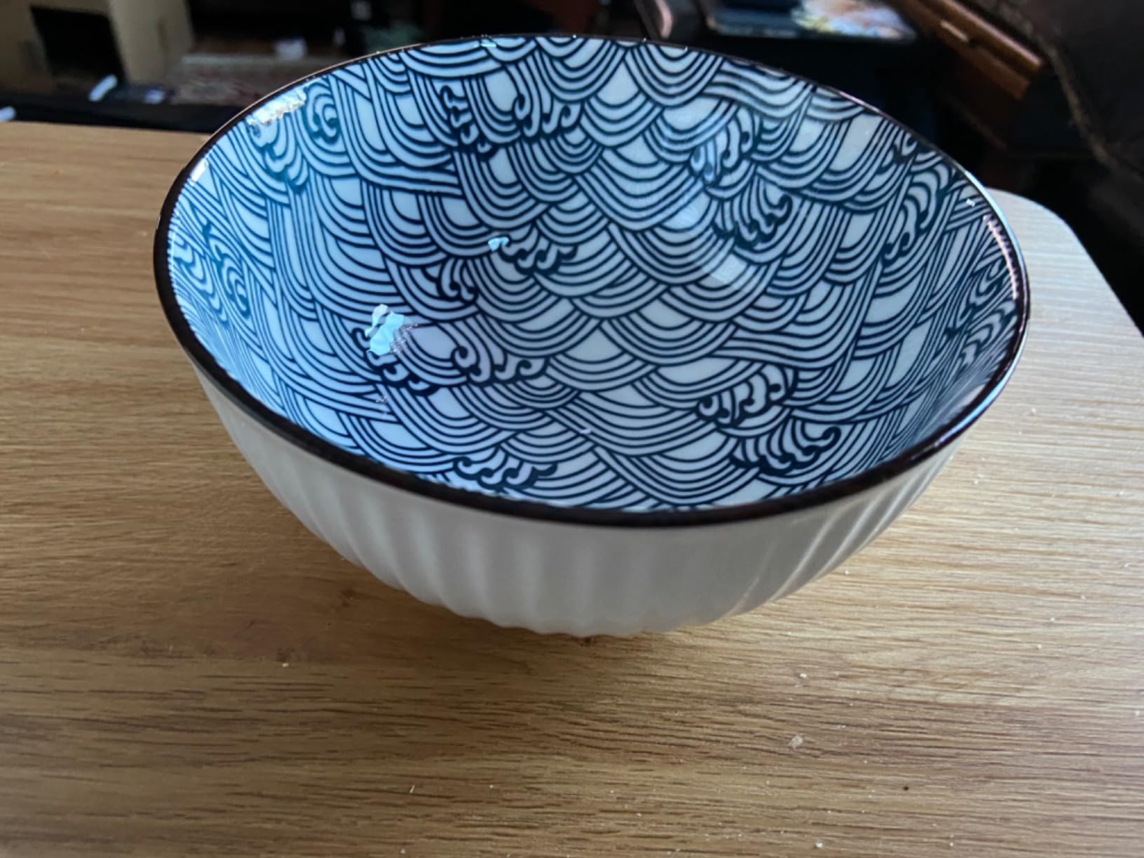 Houlu ceramic rice bowl 30 oz, Japanese bowl set, various tableware for grains, soups, desserts, snacks, fruits, Pack of 6 customer photo 1