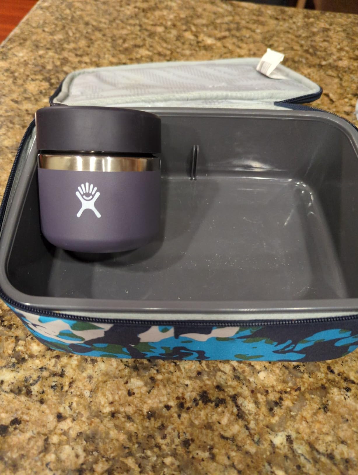 Hydro Flask Food Jar - Insulated Stainless Steel, Snack Travel Container for Hot Food, Lunch, & Soup 12 Oz Agave Green customer photo 1