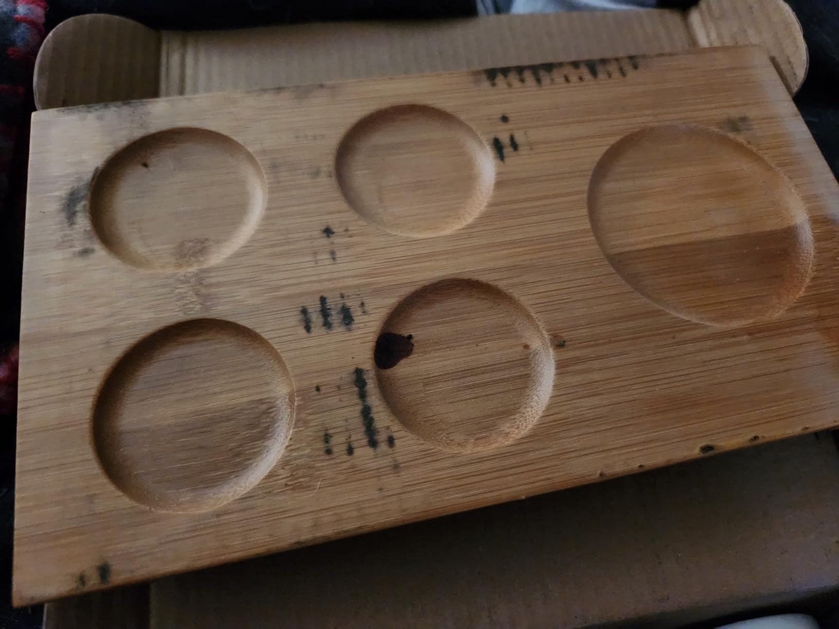 Tosnail Ceramic Japanese Sake Set, 1 Serving Carafe, 4 Sake Cups and 1 Bamboo Tray - Orange Blossom customer photo 1