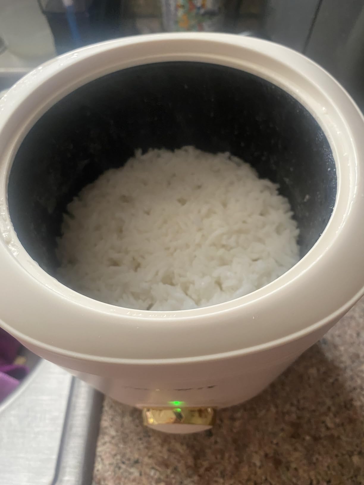 TOPWIT Rice Cooker Small, Mini Rice Cooker 2 Cups Uncooked, 1.2L Portable Rice Maker with Non-stick Coating, BPA Free, One Touch & Keep Warm Function, Grey customer photo 1