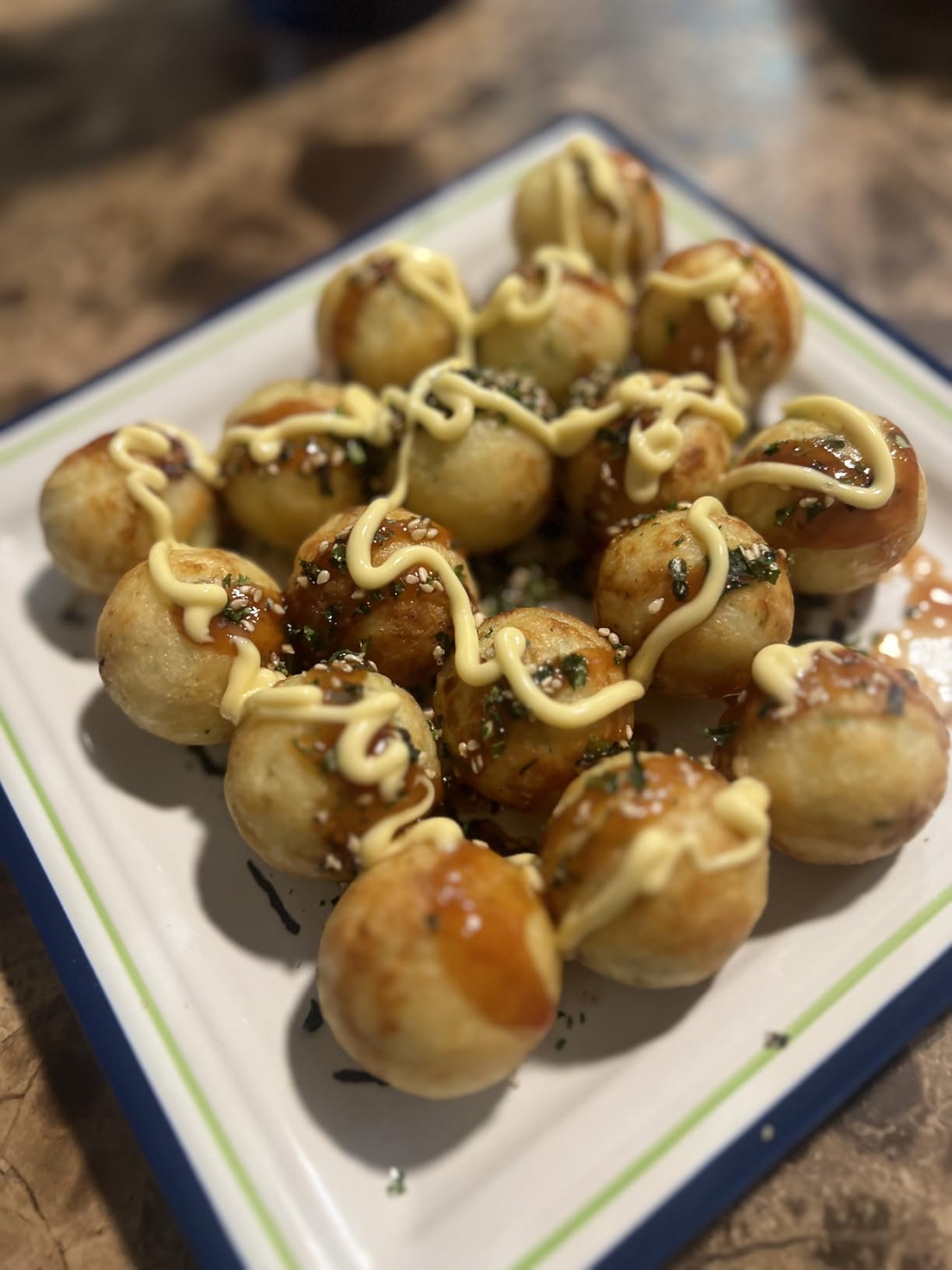 Takoyaki Maker Machine by StarBlue with FREE Takoyaki Picks - Temperature Control 18 Holes Electric Japanese Octopus Balls Pan customer photo 2