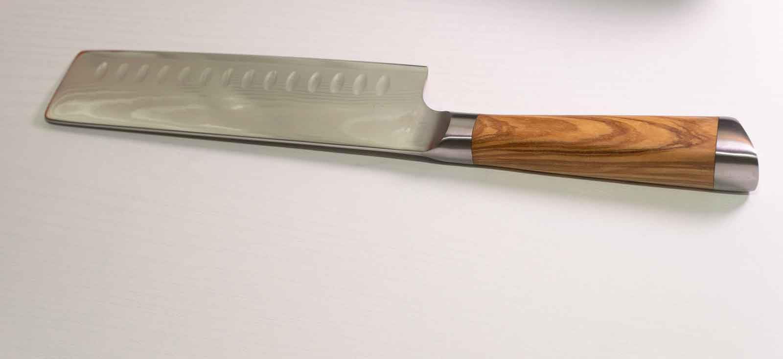 HOSHANHO Damascus Nakiri Knife 6.5 Inch, Super Sharp Damascus Japanese Kitchen Knife customer photo 2