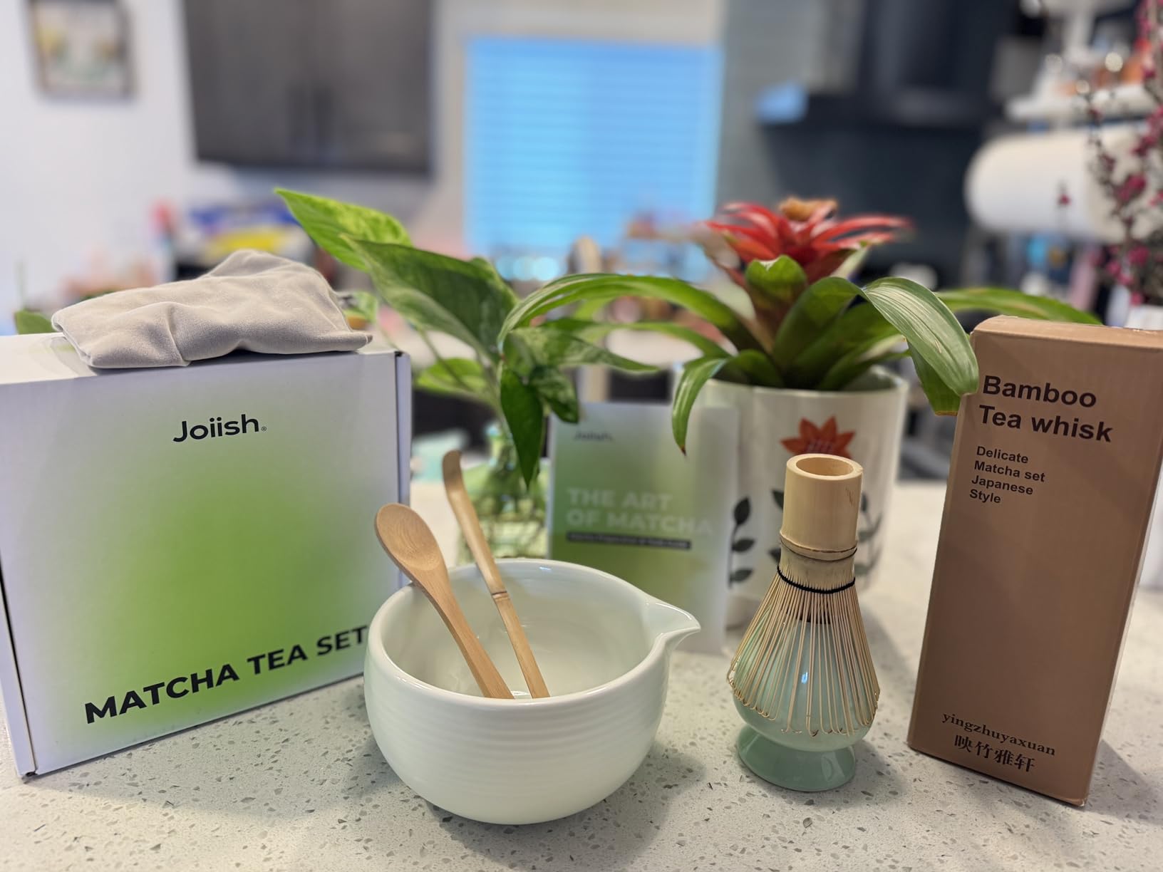 Joiish Matcha Bowl with Spout, Ceramic Matcha Tea Bowl (Chawan), Traditional Matcha Mixing Bowl for Whisking Matcha, Ivory White (18 Ounce) customer photo 1