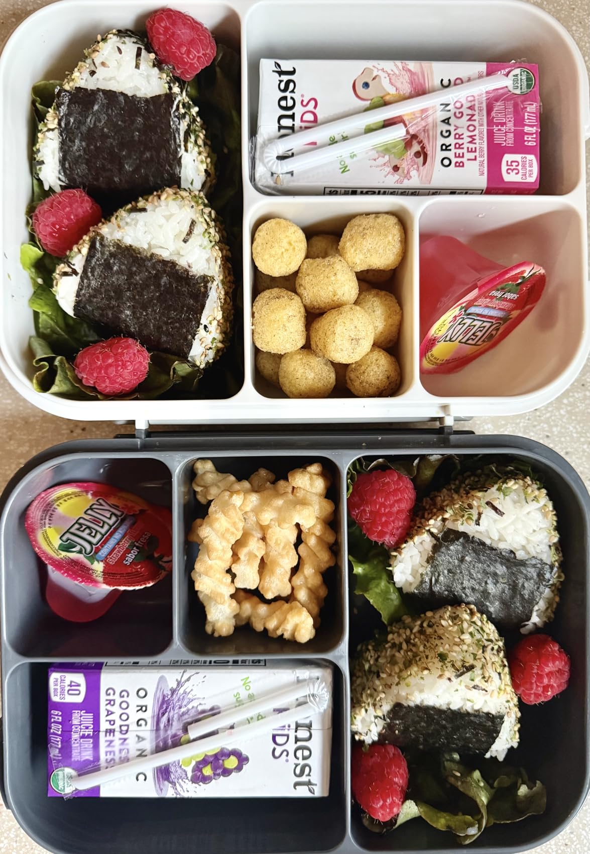 Amathley Lunch Box Kids, Bento Box Adult, Leakproof Lunch Containers for Adults/Kids/Toddler, 1200ML-4 Compartments bento Lunch box with Utensil, Microwave & Dishwasher & Freezer Safe (Dark Gray) customer photo 2