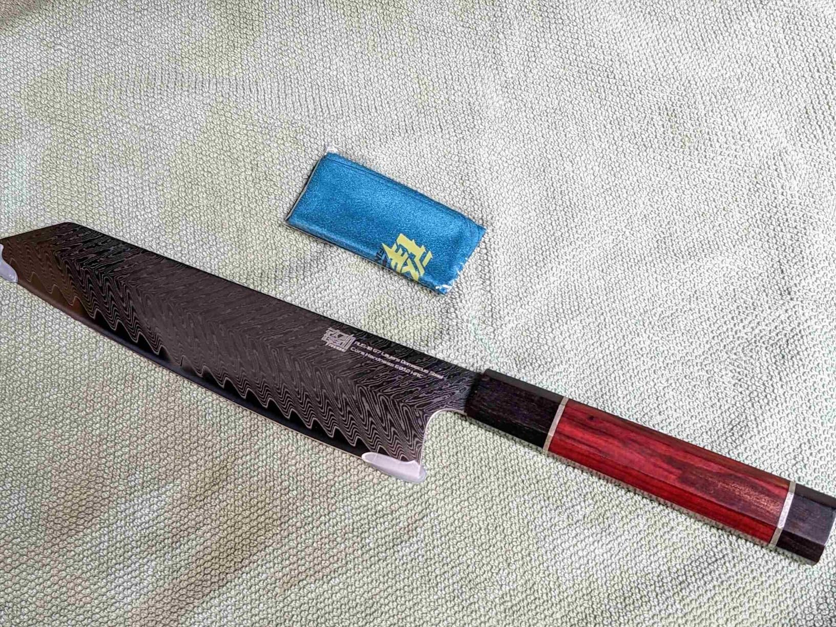 FINDKING 9 Inch Kiritsuke Knife, Versatile Japanese Chef Knife, Premium AUS-10 Damascus Steel Blade, Professional Kitchen Essential (Samurai Series) customer photo 1