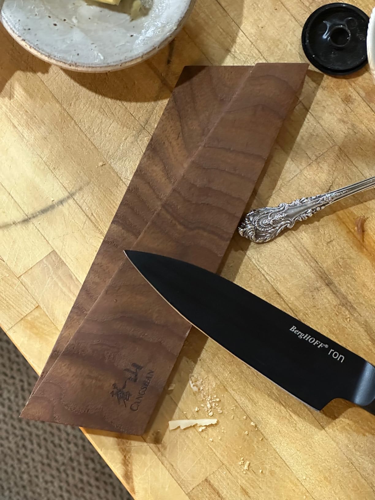 Cangshan Ash Wood Magnetic Knife Sheath for (8