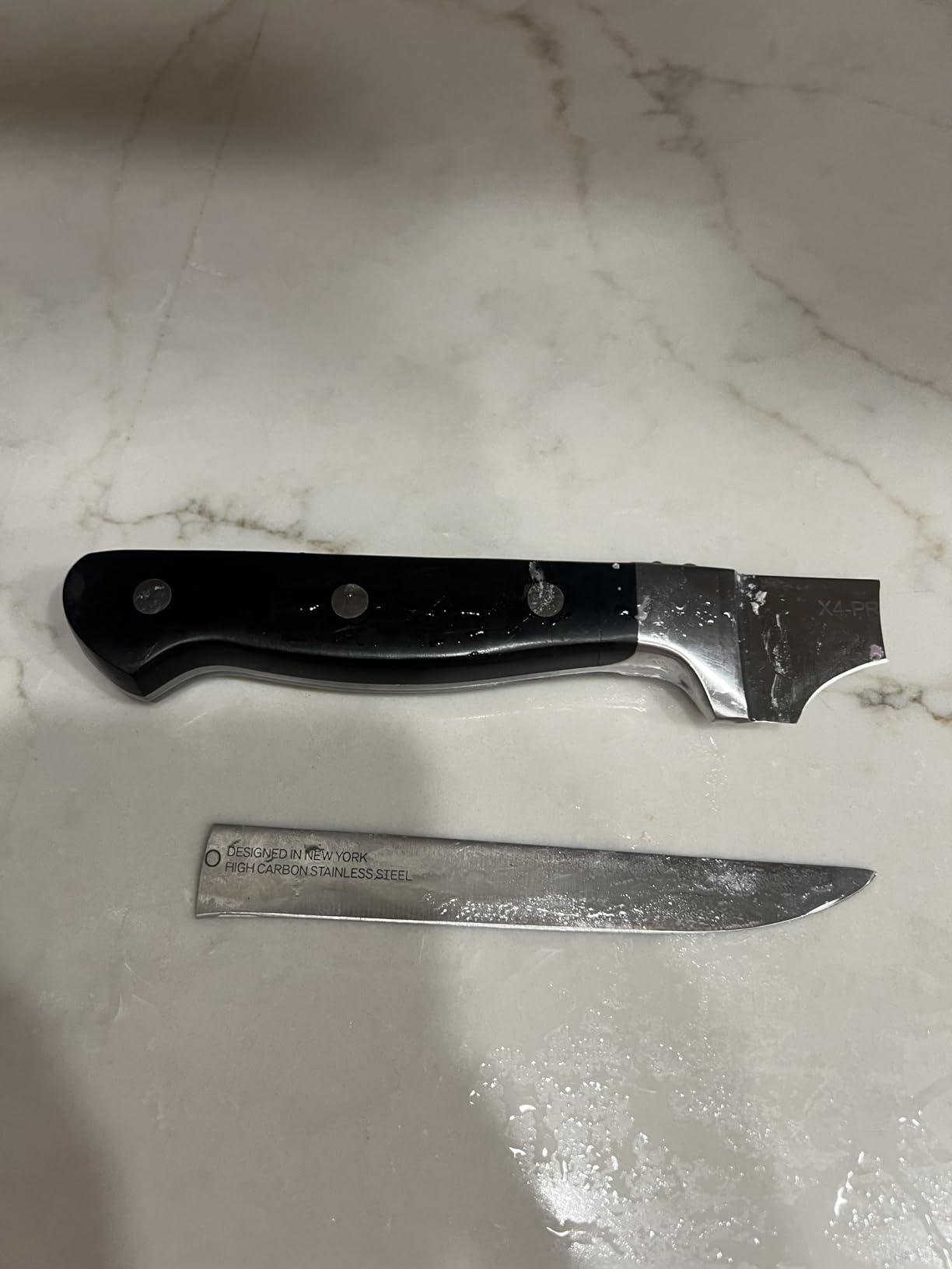 KnifeSaga Knife Set, 15 Pcs Kitchen Knife Block Set, Enduring Razor-Sharp Japanese High Carbon Stainless Steel Chef Knife Set with Block and Sharpener, Premium Black Knives Set for Kitchen customer photo 1