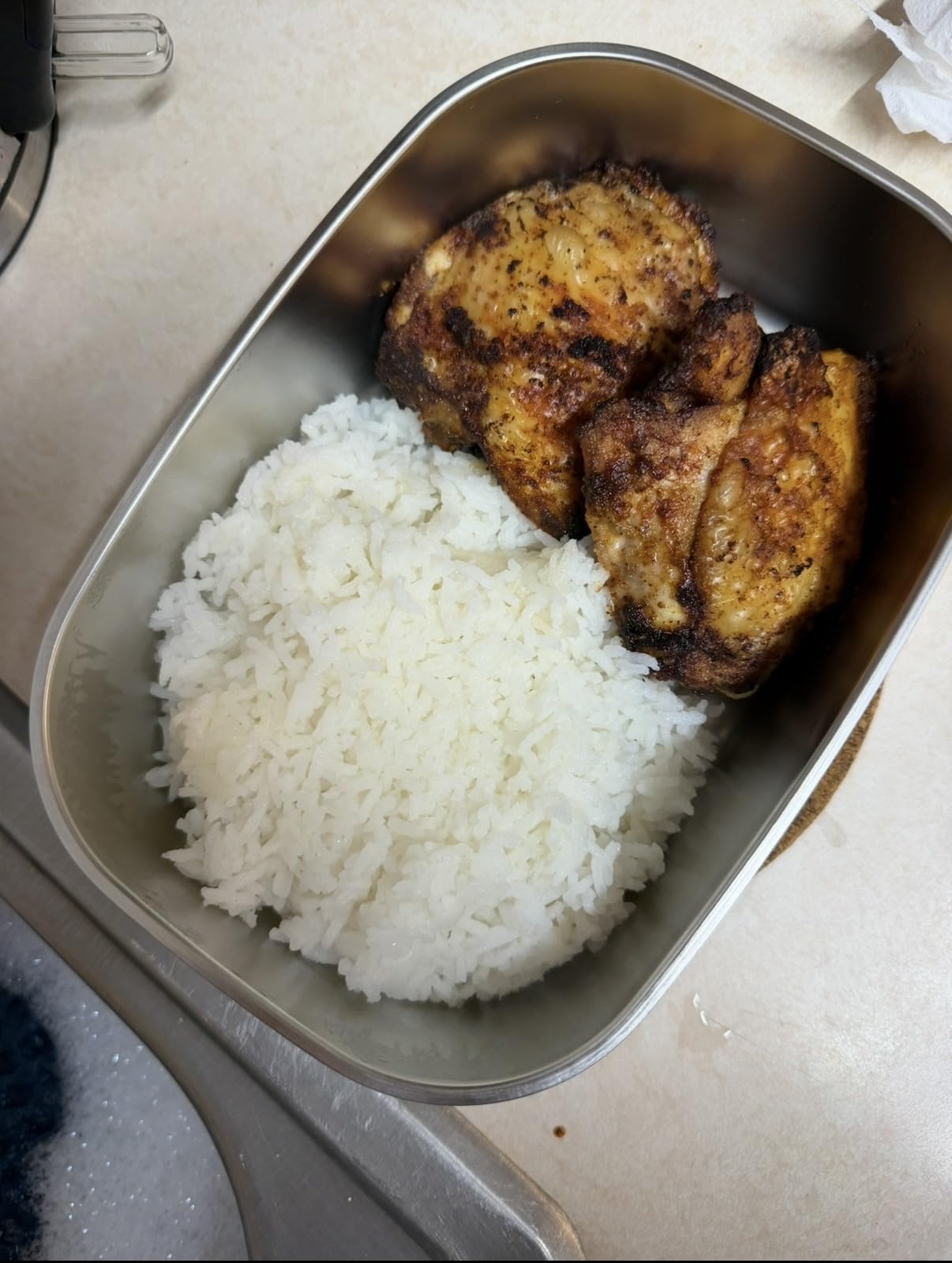 TRAVELISIMO Electric Lunch Box for Adults 100W Heated Lunch Box For Men 1.5L Stainless Steel Portable Food Warmer, 12/24/110V for Travel & Work, Loncheras Electricas Para Calentar almuerzo customer photo 1