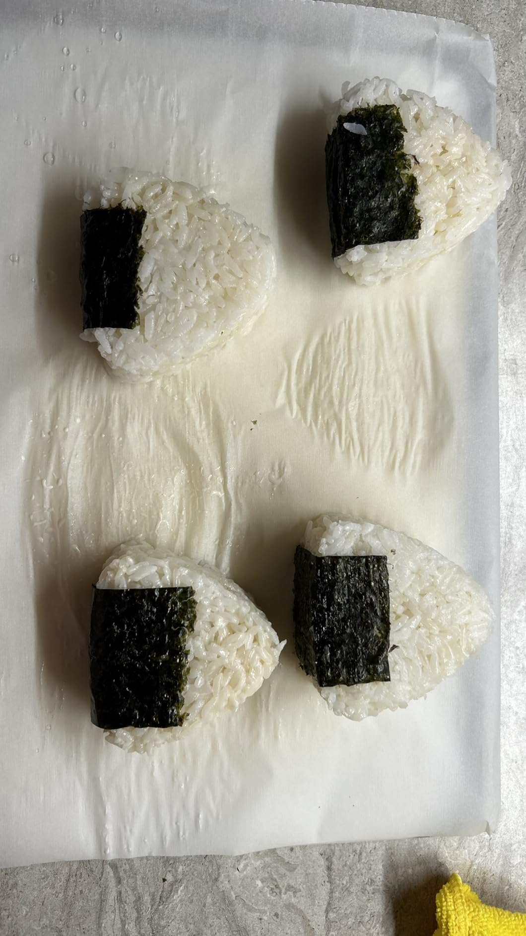 2PCS Clear Onigiri Rice Ball Mold Makers,Triangle Rice Ball Mold Maker,Sushi press Mold for Kid Lunch Bento, Non-stick, BPA-Free customer photo 1