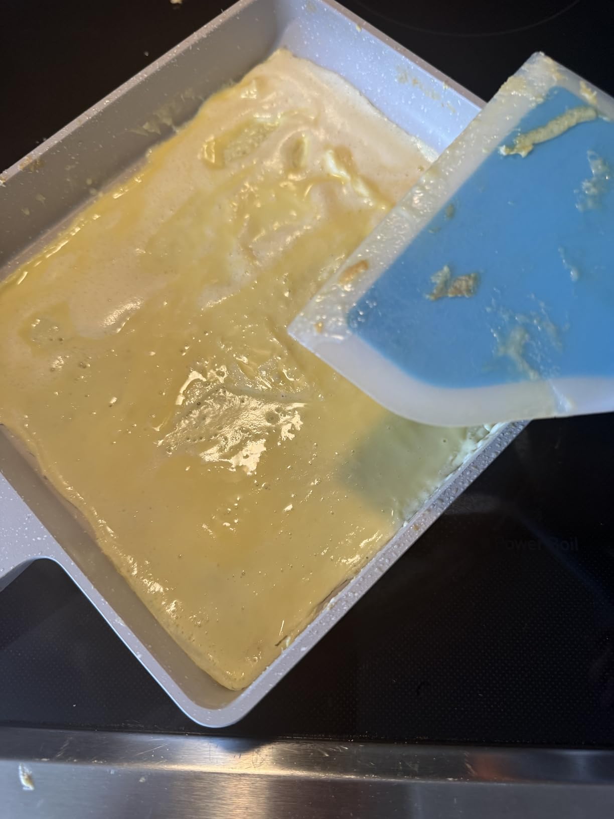 AIKENBBKK Ceramic Nonstick Tamagoyaki Pan, Japanese Omelette Pan egg pan with Detachable Handle, Oven Safe, 7.48