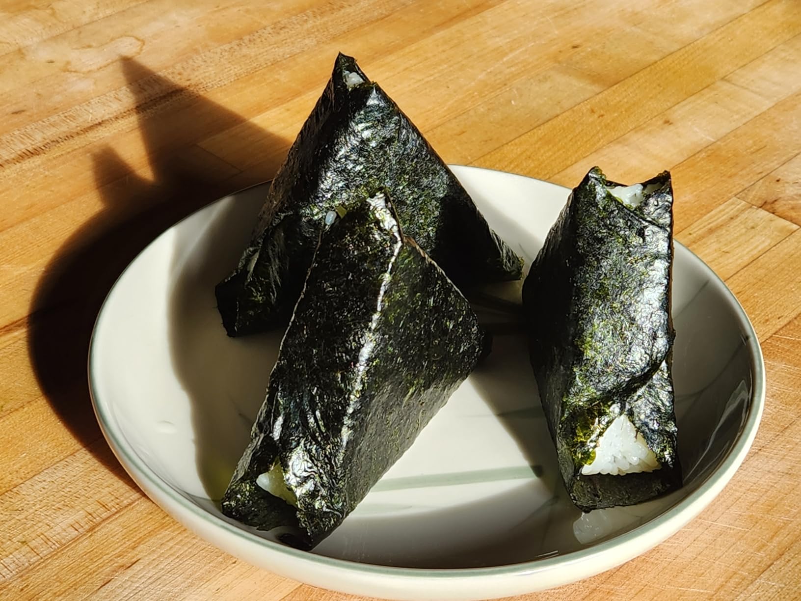 Onigiri Mold Triangle, 2 Pack Large Rice Ball Mold Sushi Makers, Japanese Rice Cooker Kit for Lunch Bento customer photo 2