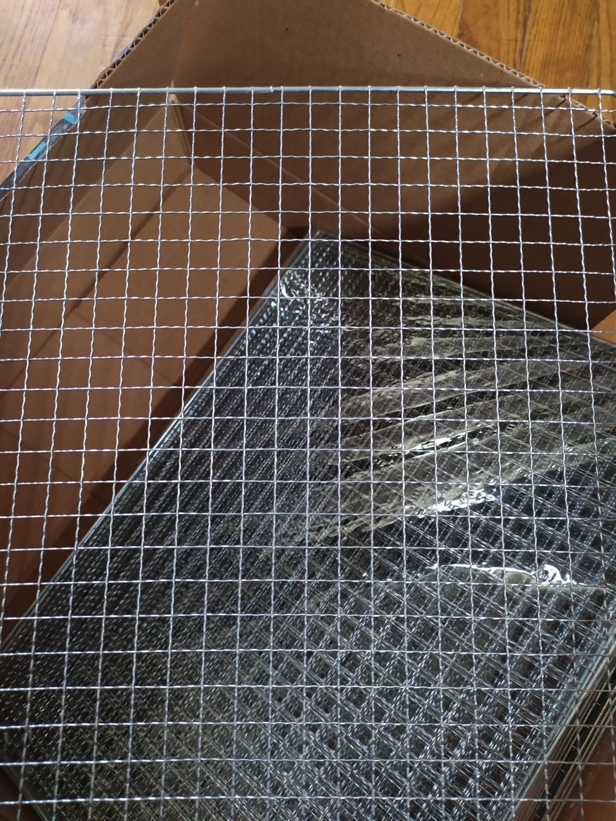 Grill Topper, 10 Pcs Disposable Grill Grates, 11.8 X 15.7 Inch Baking Rack Replacement, BBQ Accessories for Outdoor Smoker Grills customer photo 2