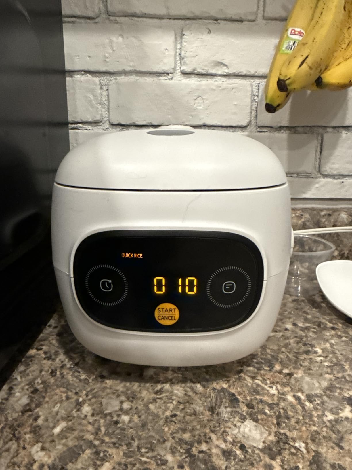 COMFEE' Mini Rice Cooker 4 Cups Cooked/2 Cups Uncooked, Portable Non-Stick rice maker, 24 hours Timer Delay, 6 Functions, Fast Cooker, Brown Rice, Oatmeal, White customer photo 1