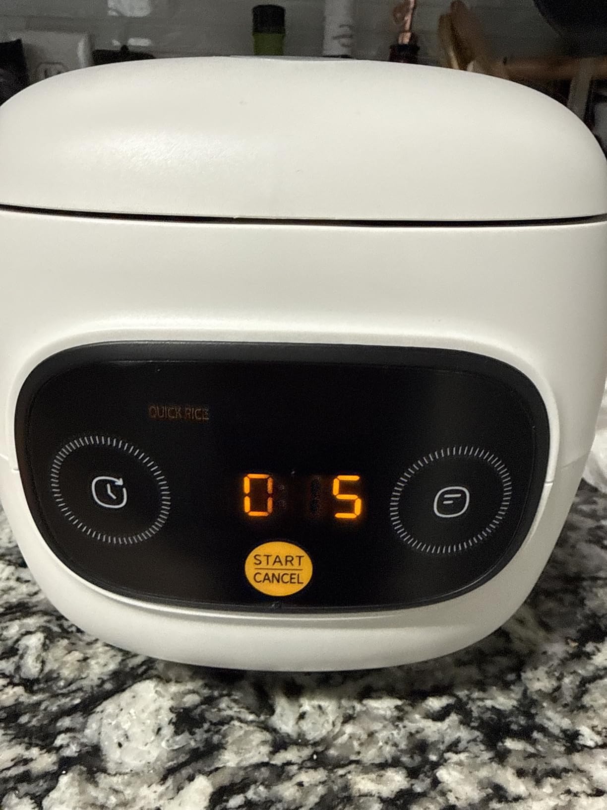 COMFEE' Mini Rice Cooker 4 Cups Cooked/2 Cups Uncooked, Portable Non-Stick rice maker, 24 hours Timer Delay, 6 Functions, Fast Cooker, Brown Rice, Oatmeal, White customer photo 2