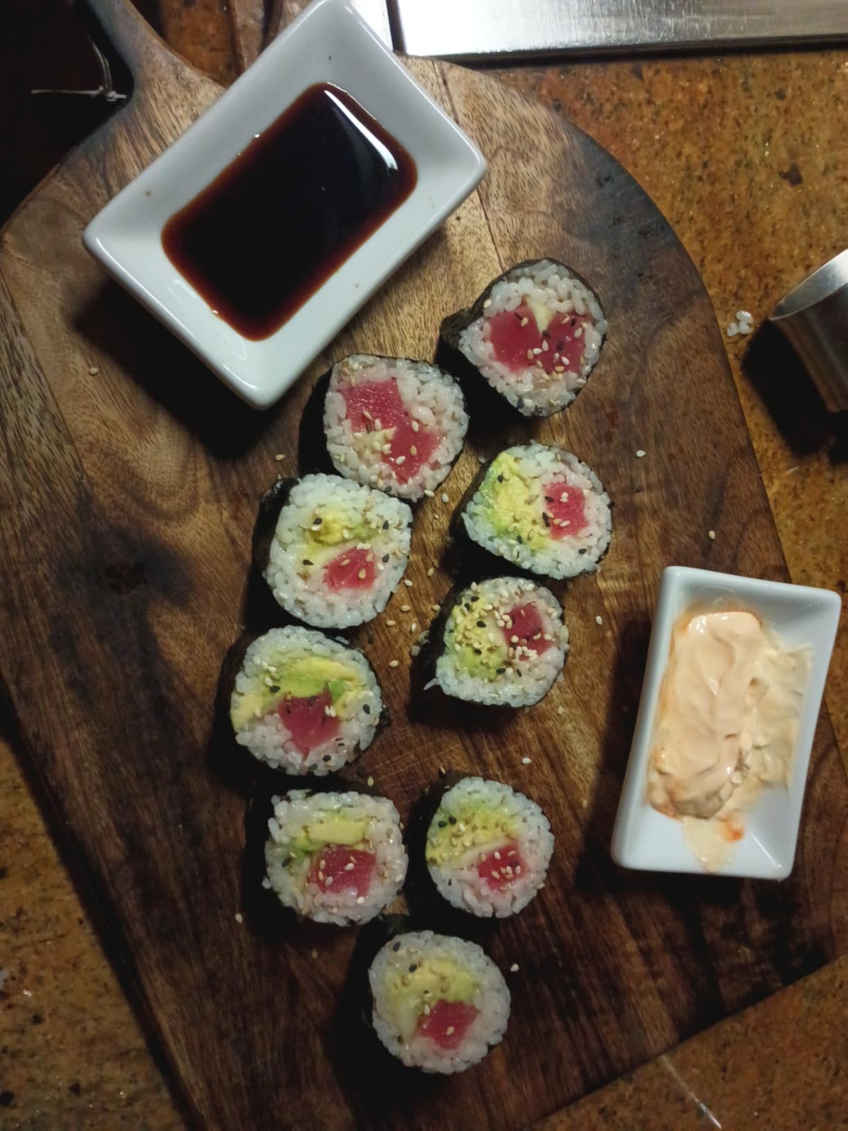 SmileTools Sushi Making Kit, Sushi Roller, Sushi Bazooka, Sushi Maker, Bamboo Sushi Rolling Mat for Beginners (Black) customer photo 1