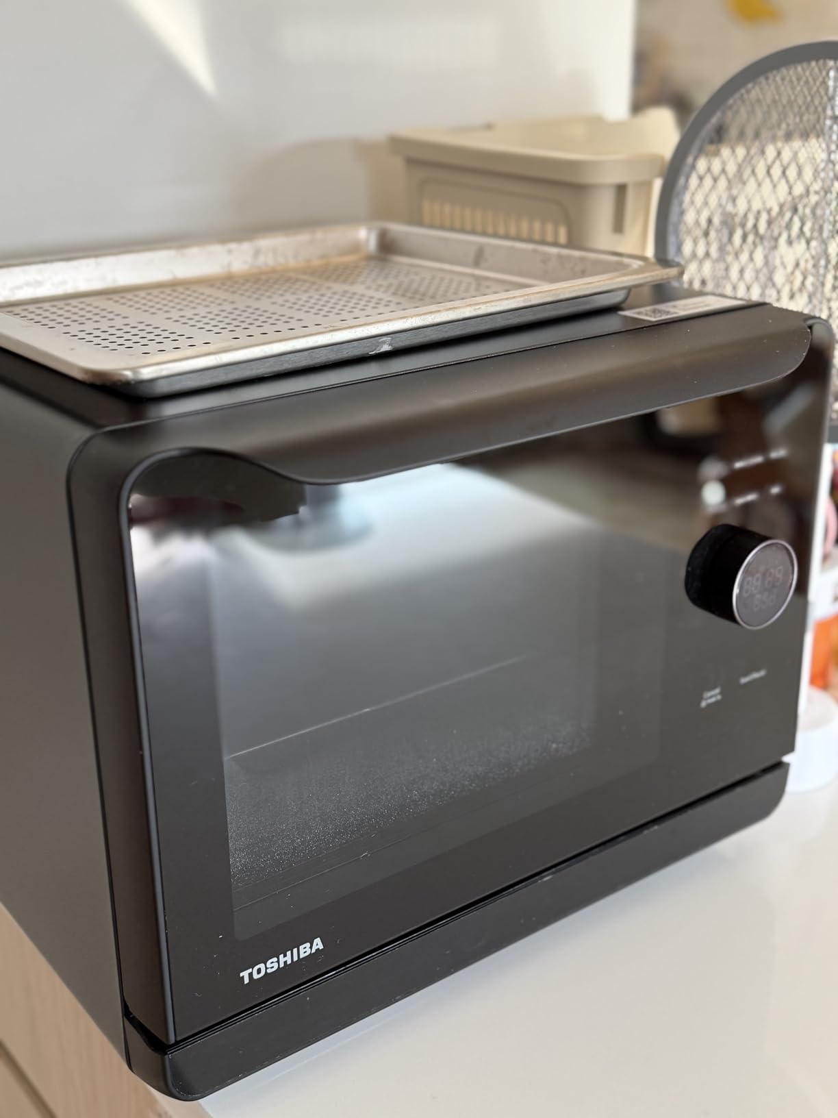 TOSHIBA 6-IN-1 Compact Steam Oven, Combi Oven Countertop with Convection Steam & Bake, Ferment, Air Fryer, Slow Cook, Smart APP Control, 36 Preset Menus and Steam Cleaning, 20L customer photo 1