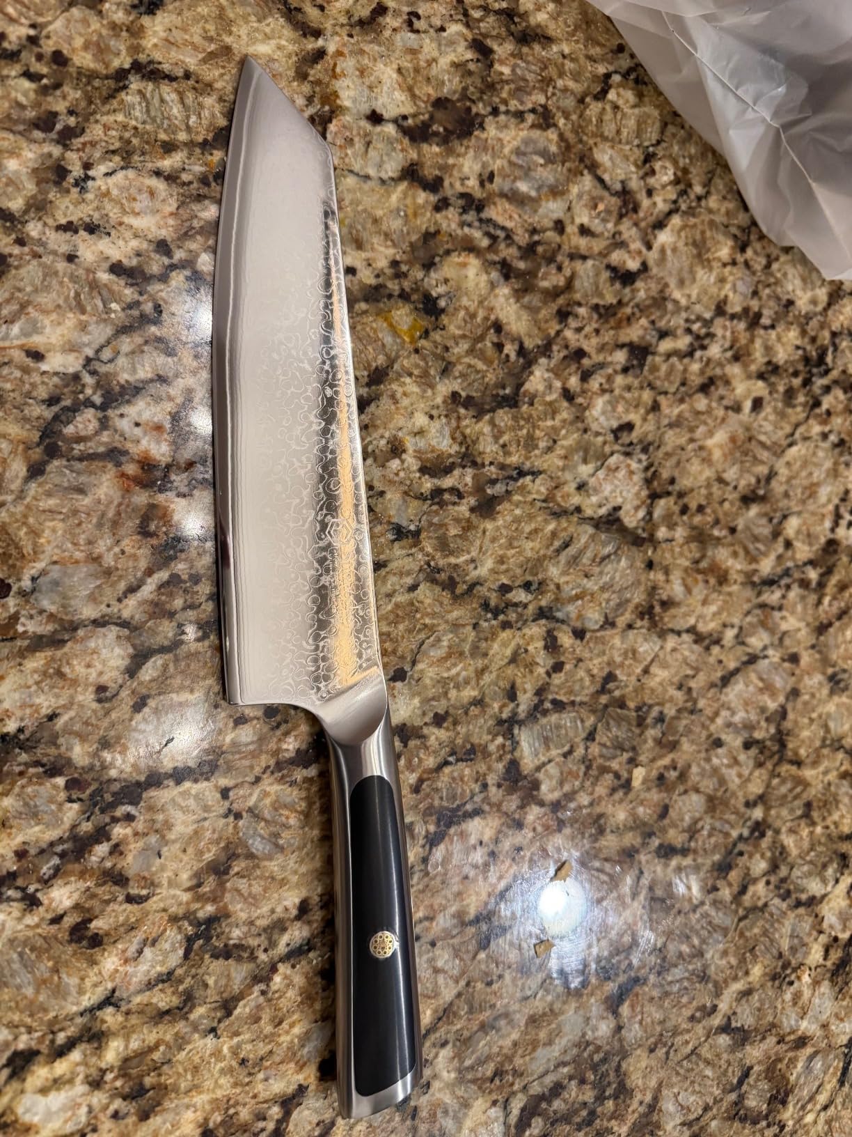 Sunnecko 8 Inch Japanese Damascus Chef Knife - Professional VG10 Super Steel Kitchen Gyuto, Ultra Sharp Meat Vegetable Slicing Cuchillo, Full Tang Ergonomic Handle, Premium Mom Gift Box for Cooking customer photo 1