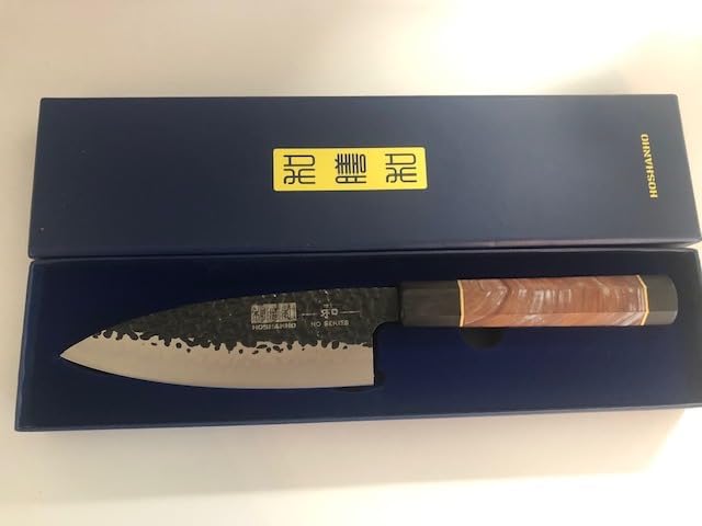 HOSHANHO 6 Inch Deba Knife, Japanese High Carbon Steel Kitchen Knife for Sushi Sashimi, Ultra Sharp Fish Fillet Knife with Ergonomic Rosewood Handle customer photo 1