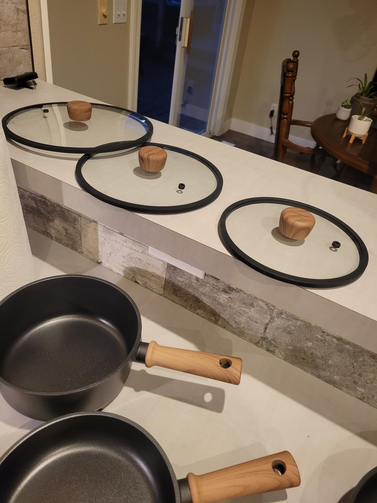 CAROTE Nonstick Pots and Pans, Induction Titanium Cookware Set 16pcs Kitchen Cooking Sets, Pot and Pan Non Stick w/Frying pan (PFOS, PFOA Free) customer photo 2