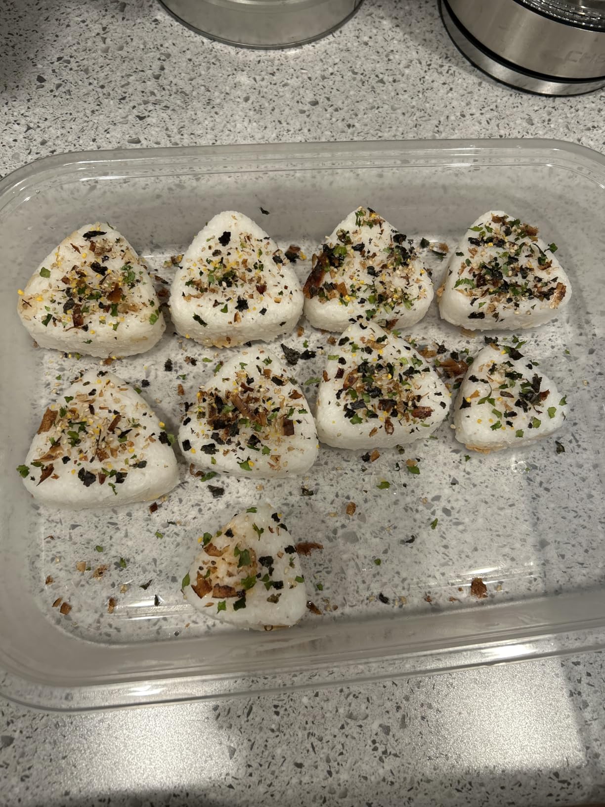 3PCS Clear Onigiri Rice Ball Mold Maker Kit, Musubi Press, Triangle Sushi Press for Kid Lunch Bento, Non-stick, BPA-Free customer photo 2