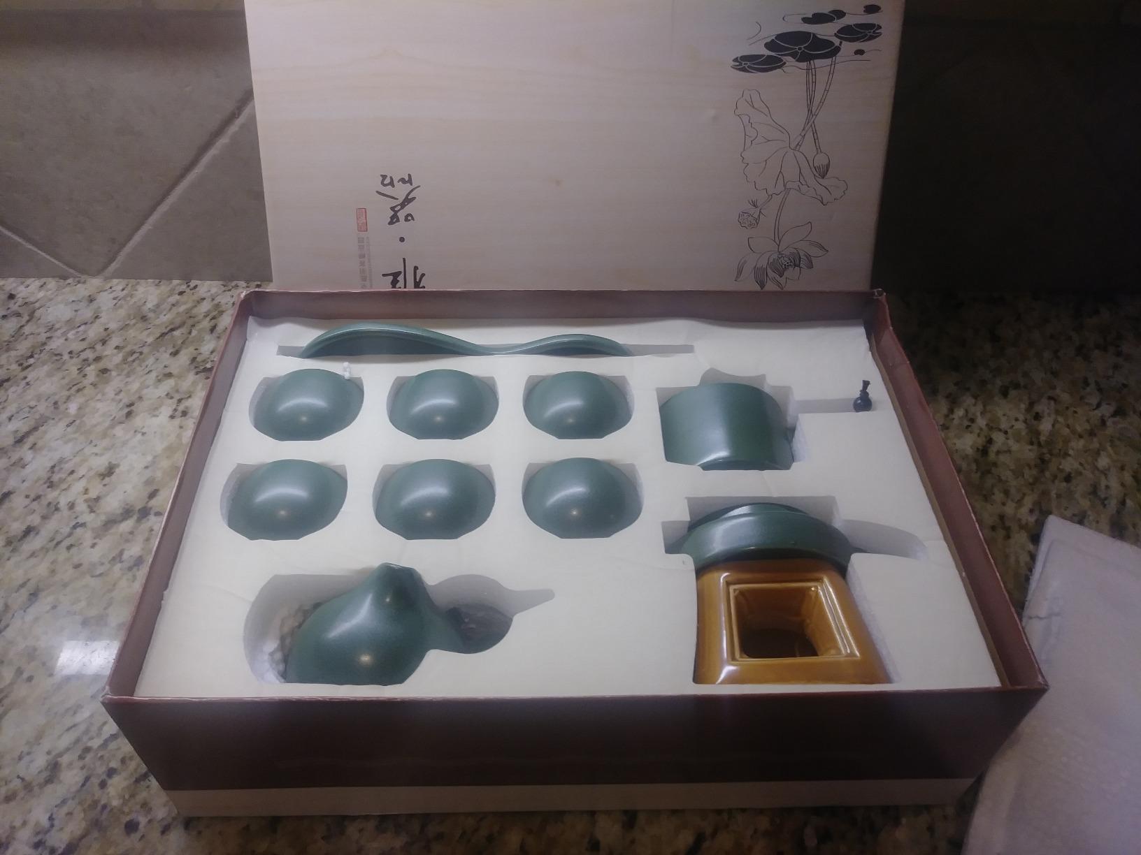 Ufine 15 Inch Bamboo Gongfu Tea Tray With Water Storage Drainage - Chinese Kung Fu Serving Tray Table Box Gift Set customer photo 1