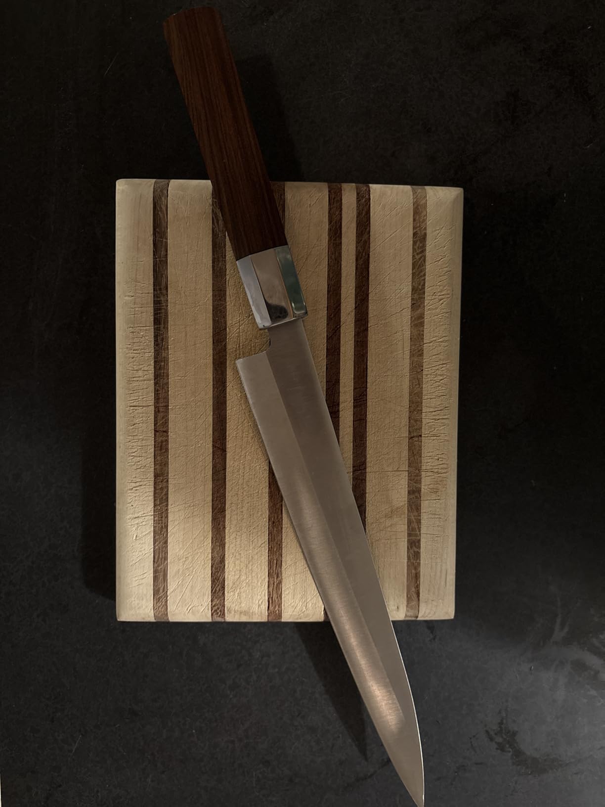 Rondauno Sashimi Knife Yanagiba Sushi Knife 10 inch Japanese High Carbon Stainless Steel for Precision Fish Slicing and Filleting with Ergonomic Wooden Handle customer photo 1