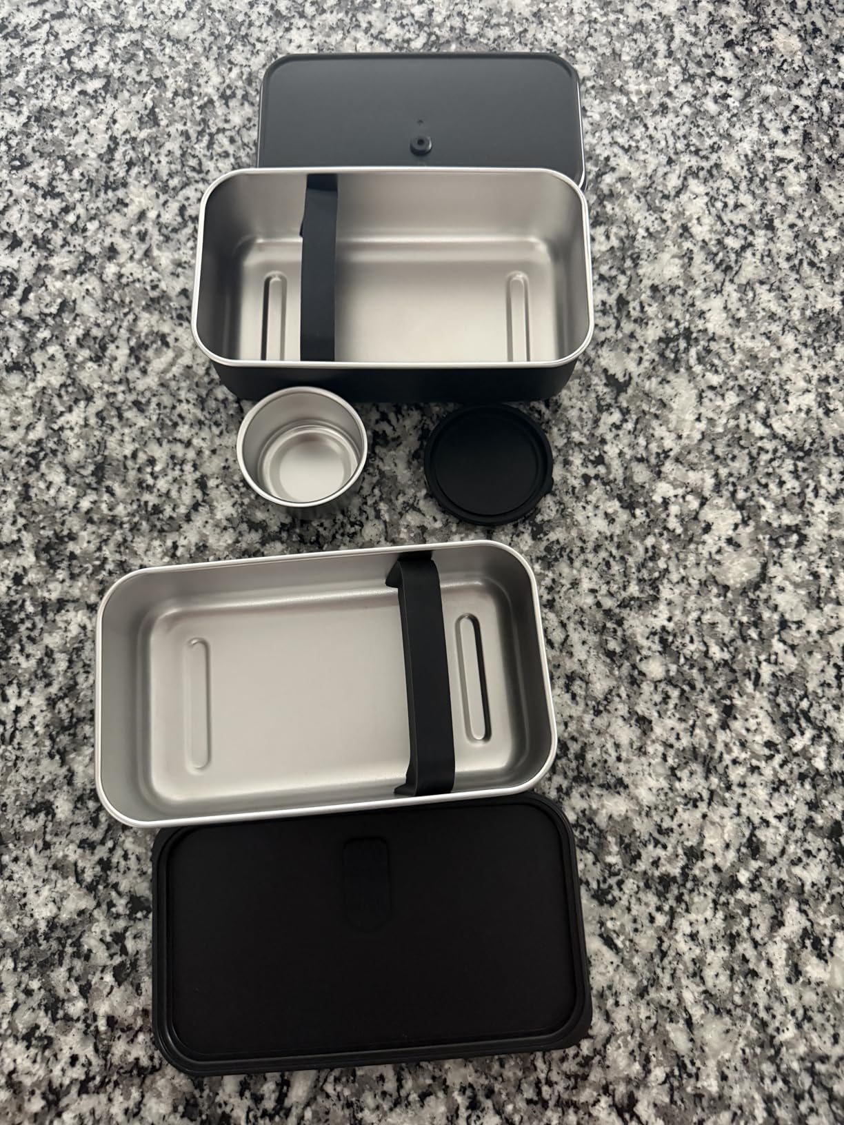 Modaniam Leak Proof Stainless Steel Bento Box, Stainless Steel Lunch Box For Adults, Metal Bento Box, Japanese Lunch Container, Large With Compartment, Korean Bentobox, Non Toxic, Microwave Safe customer photo 2