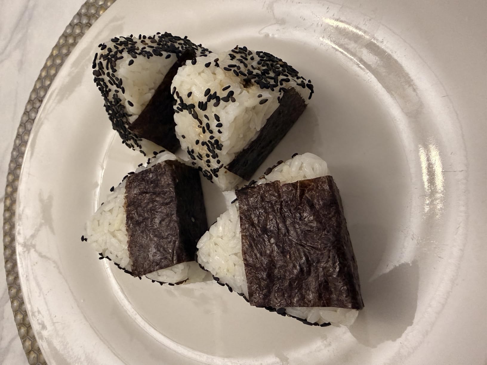 Onigiri Mold, 3 Pack Musubi Press Maker Triangle Rice Ball Mold Sushi Maker for Kid Lunch Bento and Home DIY, Non-stick customer photo 2