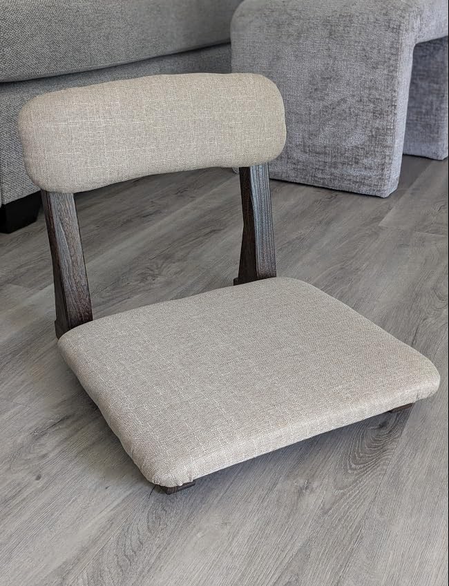 Meditation Chair with Back Support,Japanese Floor Chair,Back Jack for The Floor,Floor Seating,Tatami Floor Seats customer photo 2