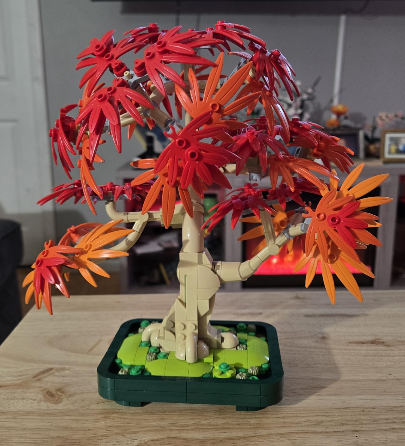 LEGO Botanicals Japanese Red Maple Bonsai Tree Building Kit for Adults 18+ - Unique Home Decor DIY for Room or Office - Housewarming Gift Idea for New Home - Plant Decor for Desk or Bookshelf customer photo 1