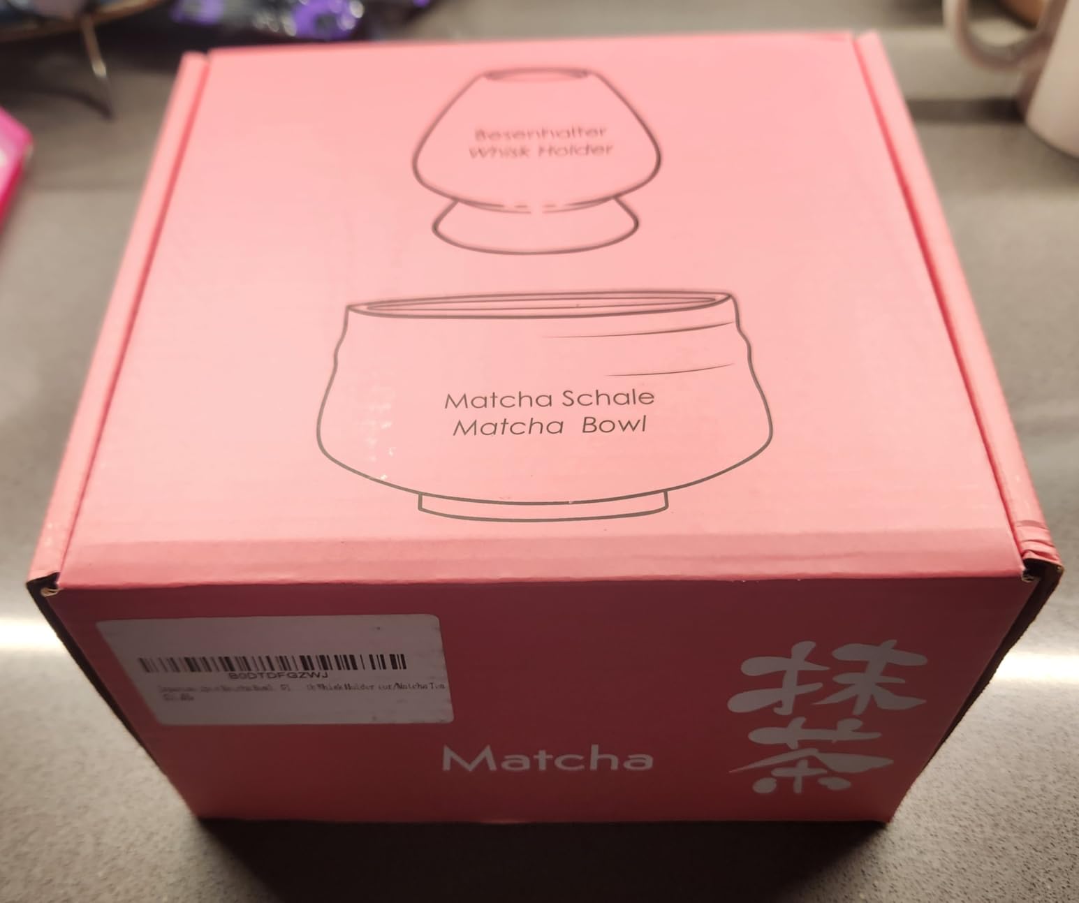 Japanese 2pcs Matcha Bowl, Glazed Ceremonial Matcha Bowl with Whisk Holder for/Matcha Tea customer photo 2