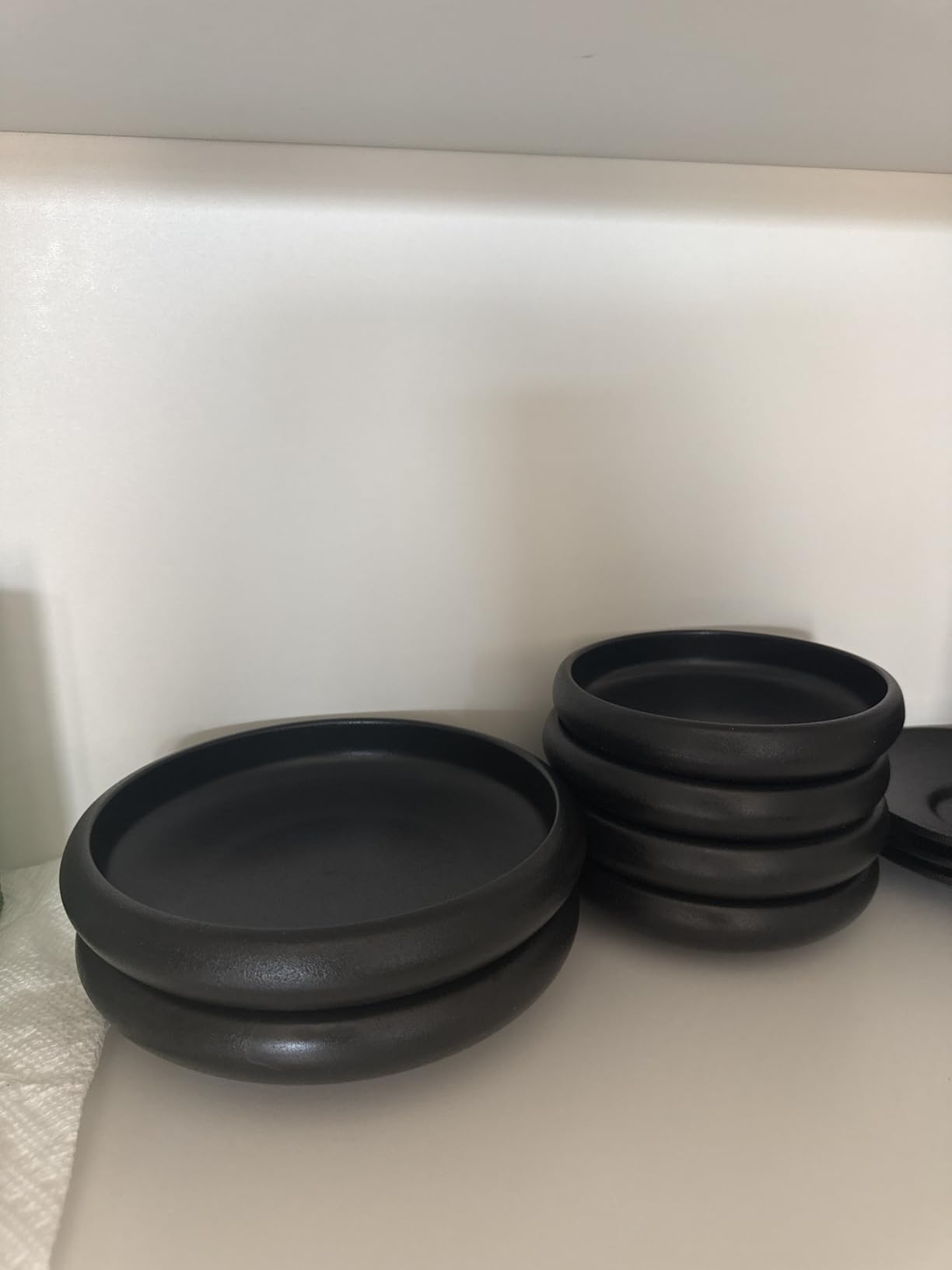 Uaral Japanese Salad Plate,Plates and Bowls Set,8 inch Stoneware Pasta Plates Set of 2,20oz(Ice Crack Green) customer photo 2