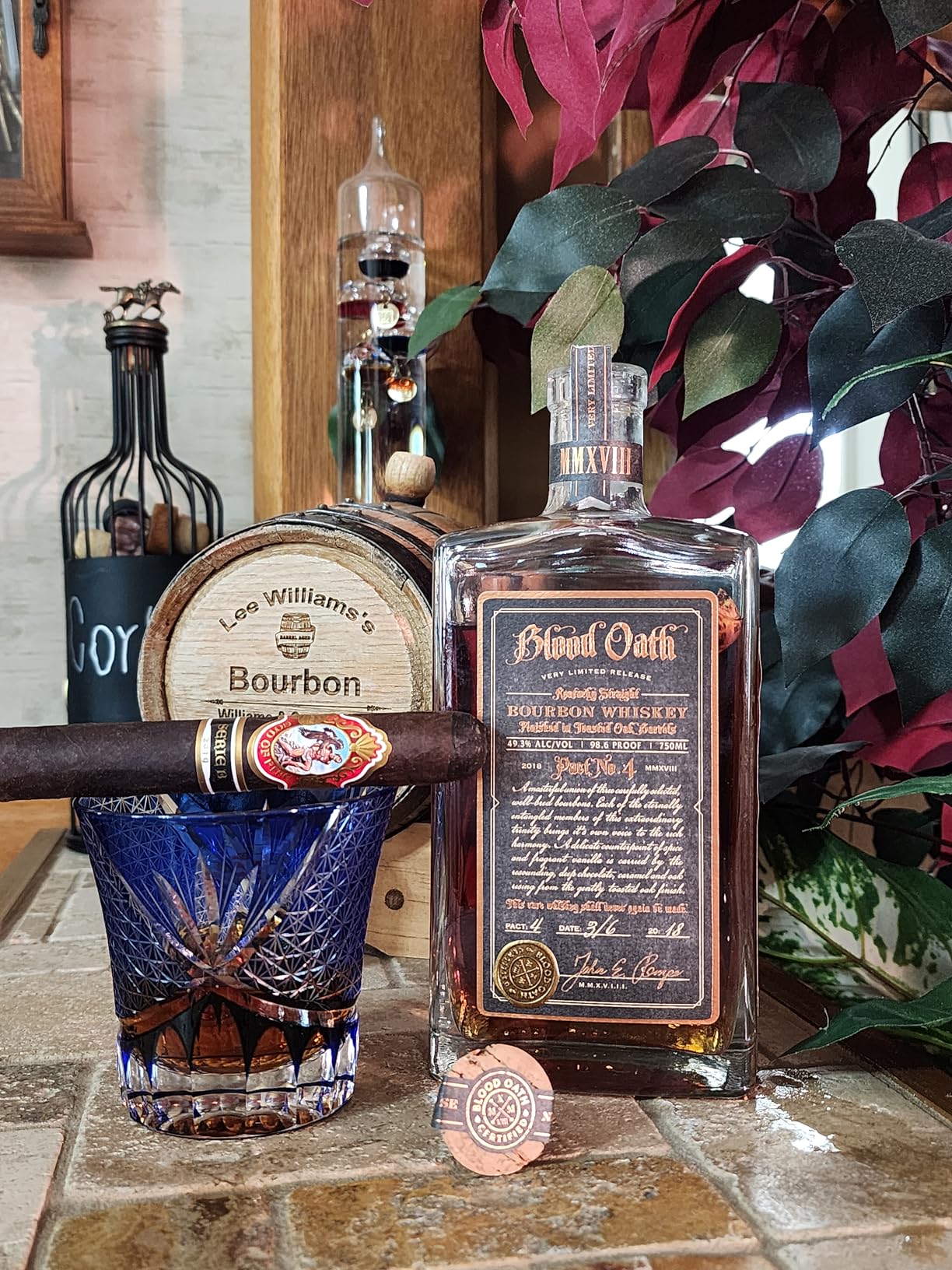 Edo Tokyo Kiriko Whiskey Glasses- Japanese Style Luxury Handcrafted High Transparency Crystal Royal Lucky Blue Pattern Crystal Cocktail Tumbler- Gift for Men, Scotch,Wine and Rum Lovers-1 Cup customer photo 1