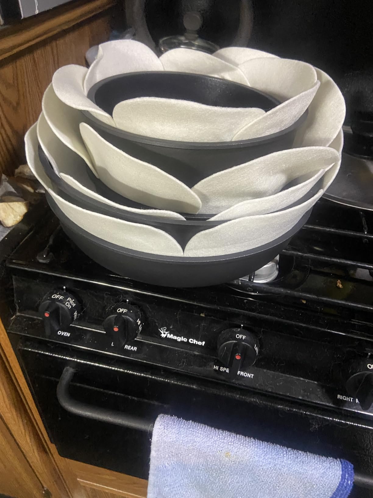 CAROTE 19pcs Pots and Pans Non Stick, Cookware Sets Detachable Handle, Induction Kitchen Pots and Pans,NonStick Cooking Set, Oven/Dishwasher/Fridge Safe, Space Saving customer photo 1