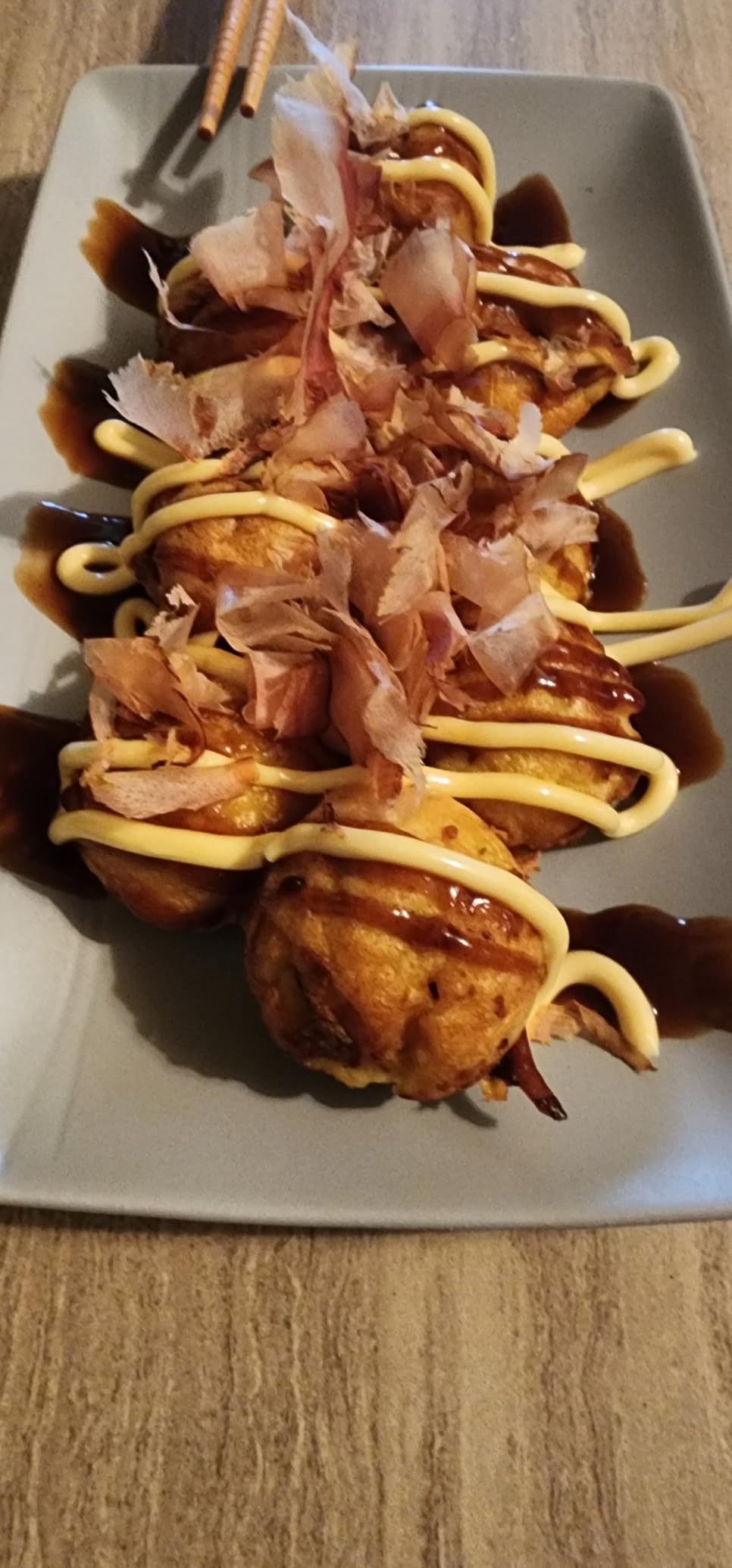 Artcome 16-Hole Takoyaki Pan with Double Handles - Nonstick Octopus Ball Maker with 2 Wooden Picks, Silicone Brush & 2 Heat-Resistant Clips customer photo 1