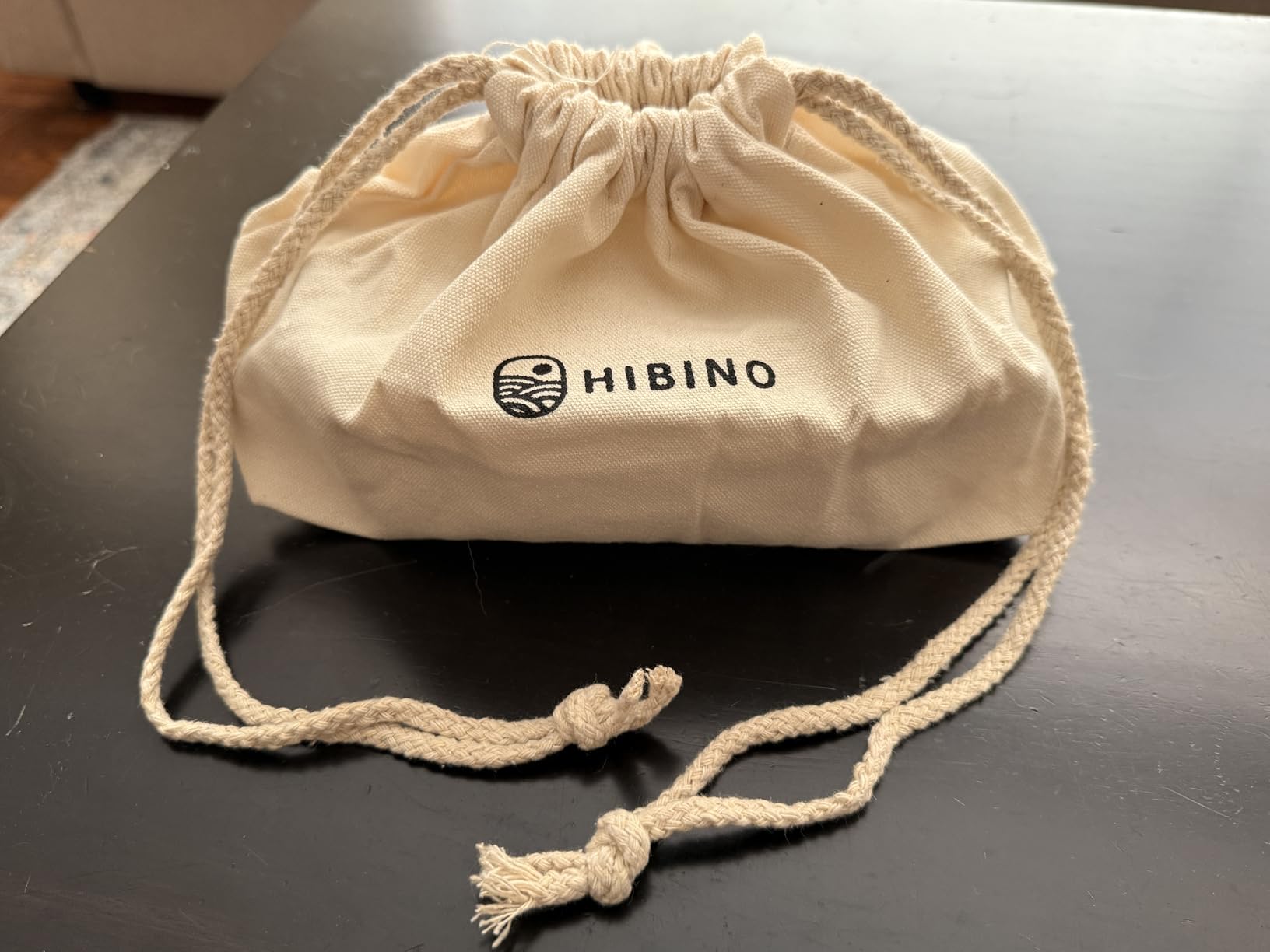 HIBINO Stainless Steel Bento Box 1200ml | Leakproof Bento Box for Adults | Removable Divider | Includes Sauce Container & Cotton Kinchaku Bag | BPA-Free | Designed in Japan customer photo 2