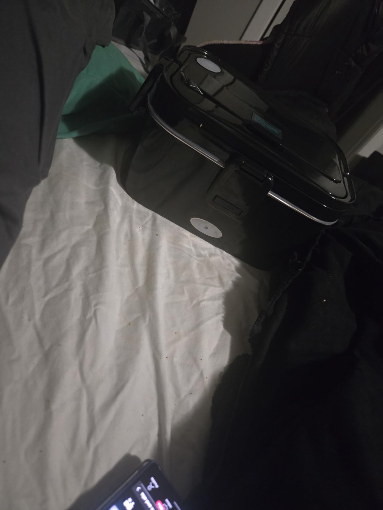 SOHIDA 1.8L+0.5L Heated Lunch Box for Men, 80W Electric Lunch Box with Long-handled Utensils for Adults, 12V/24V/110V Lonchera Eléctrica Portátil customer photo 1